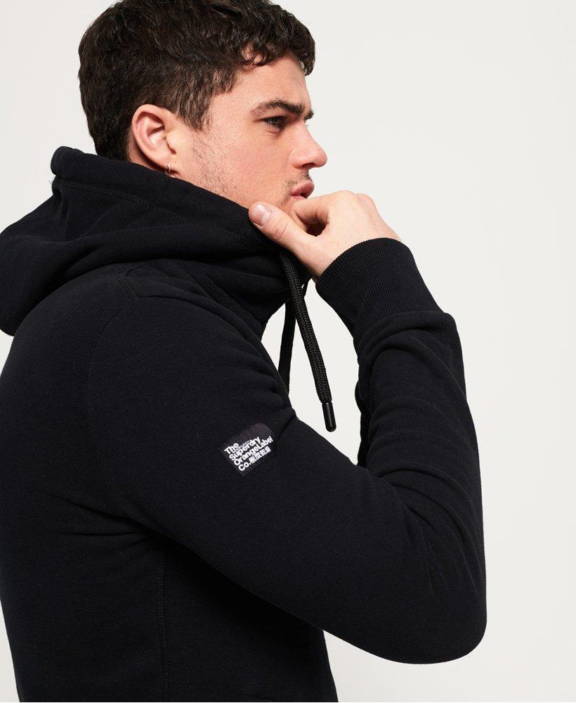 orange label urban flash half zip hoodie
