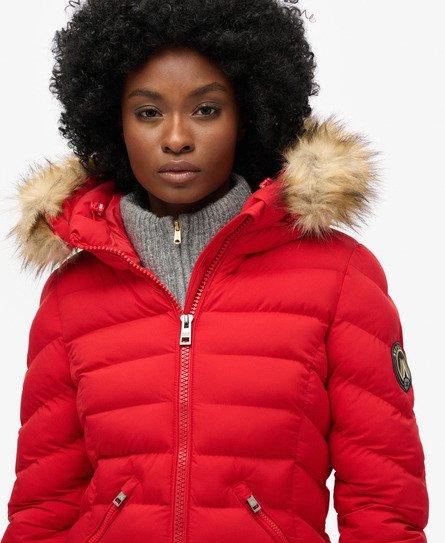 Superdry red less fuji jacket
