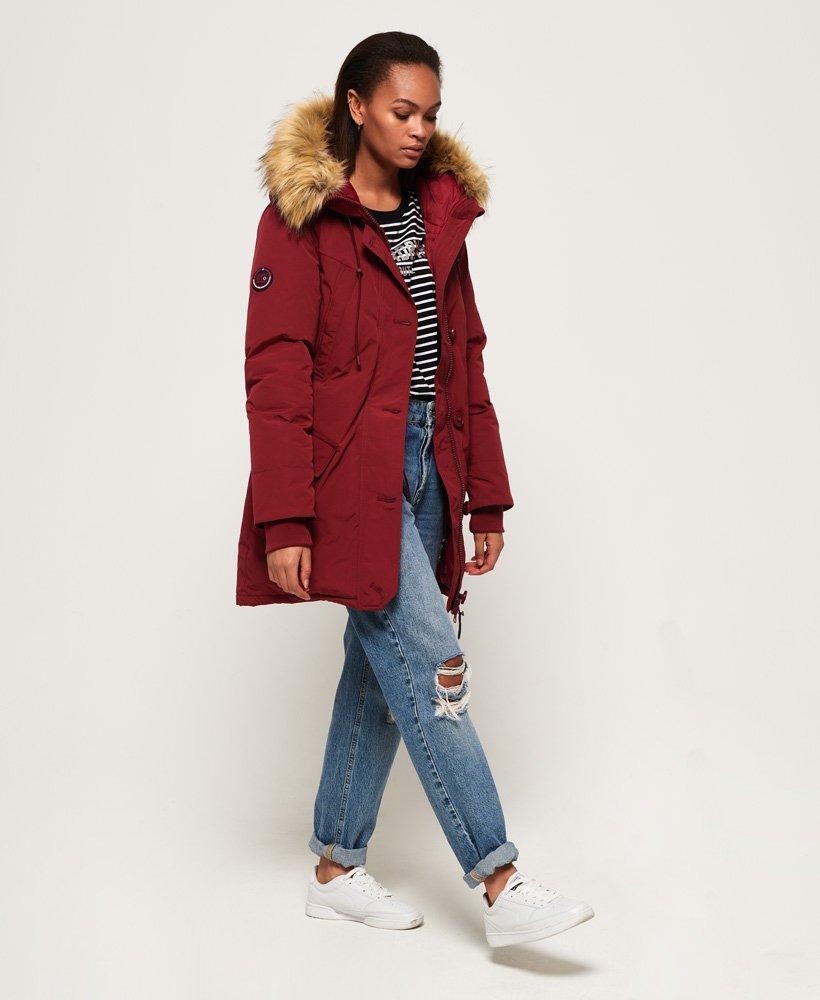 Superdry Rookie Down Parka Jacket Red | Lyst