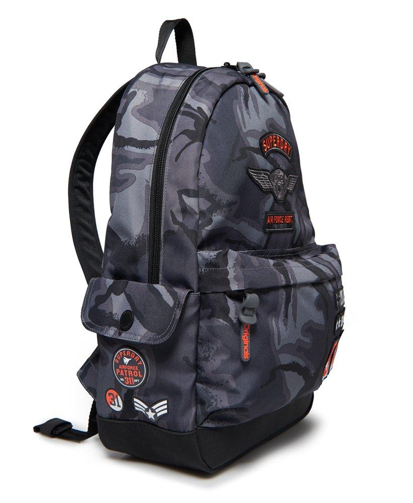 superdry grey camo mono montana backpack