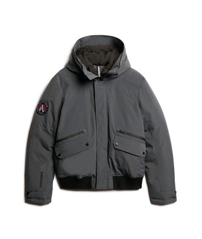 Superdry City Padded Bomber Jacket in Grey for Men Lyst UK