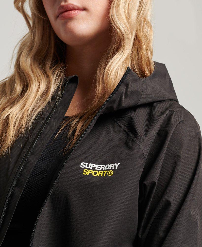Superdry Sport Waterproof Jacket Brown / Fired Brick Brown in Black | Lyst