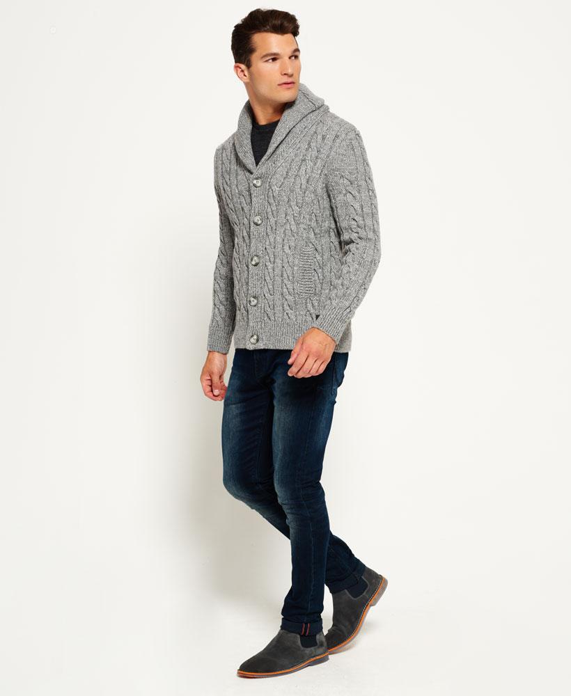jacob shawl cardigan superdry