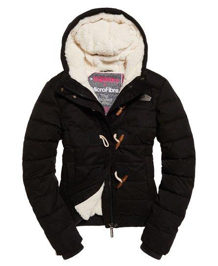 superdry microfibre toggle puffer jacket