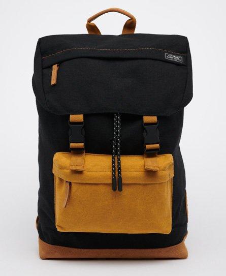 superdry leather backpack