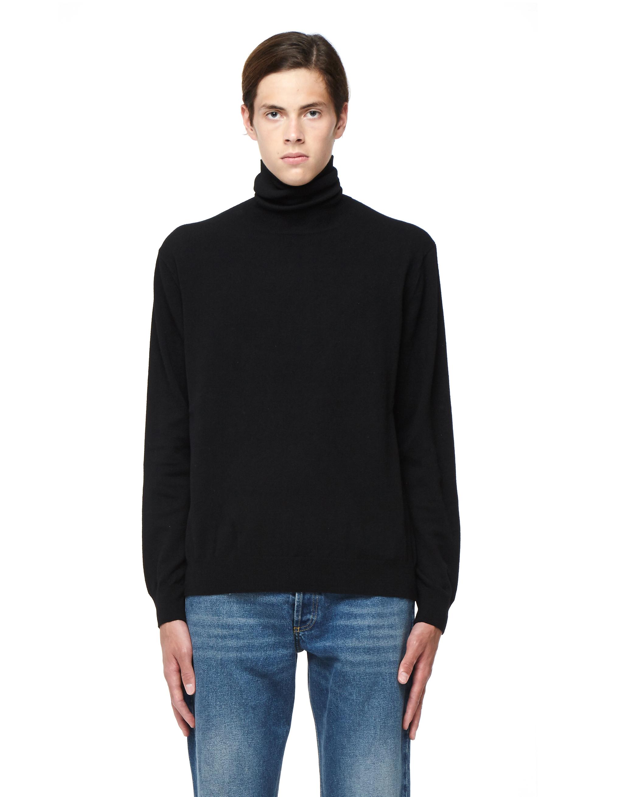 Lyst - Balenciaga Wool Turtleneck in Black for Men