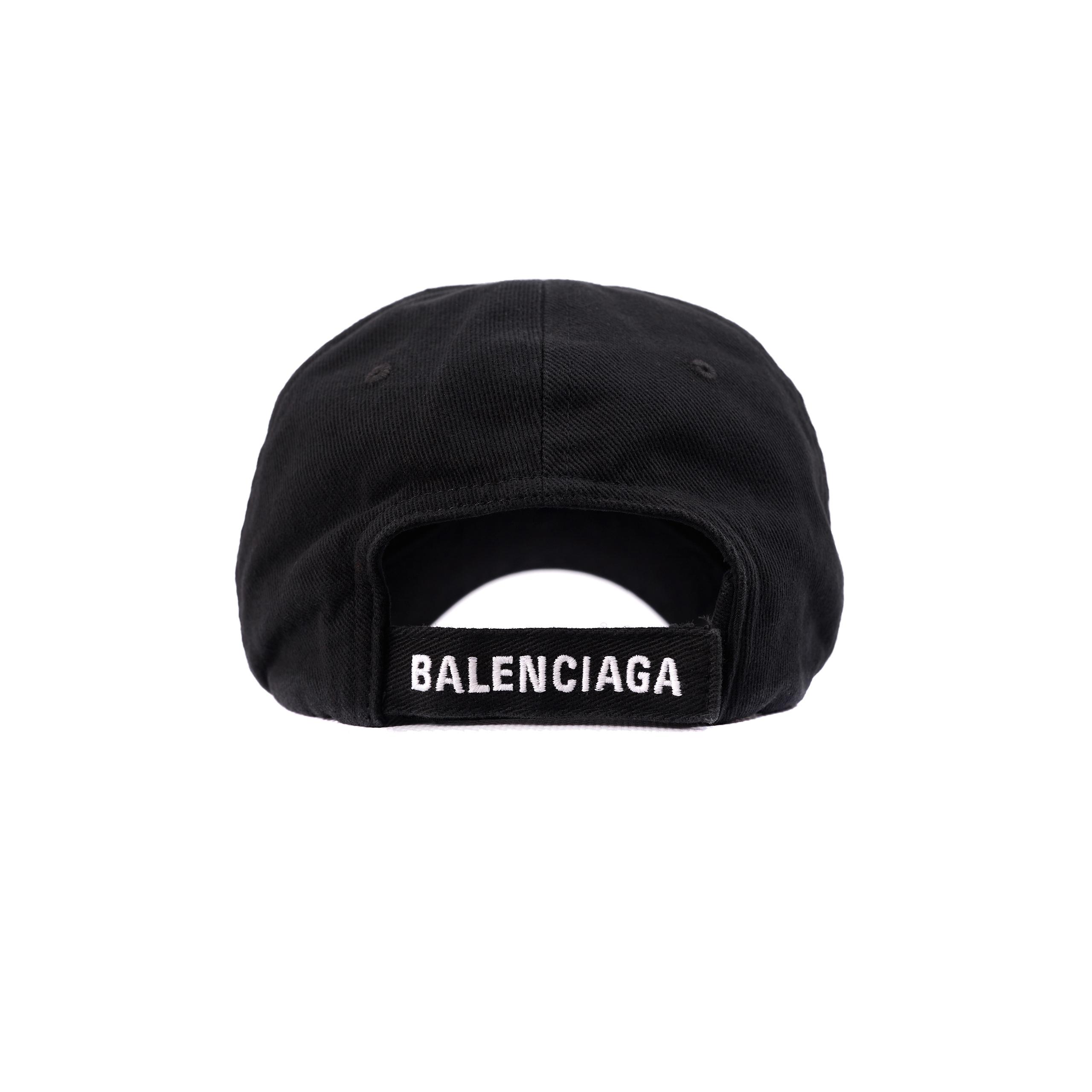 Balenciaga Cotton Embroidered Gay Cap in Black for Men - Lyst