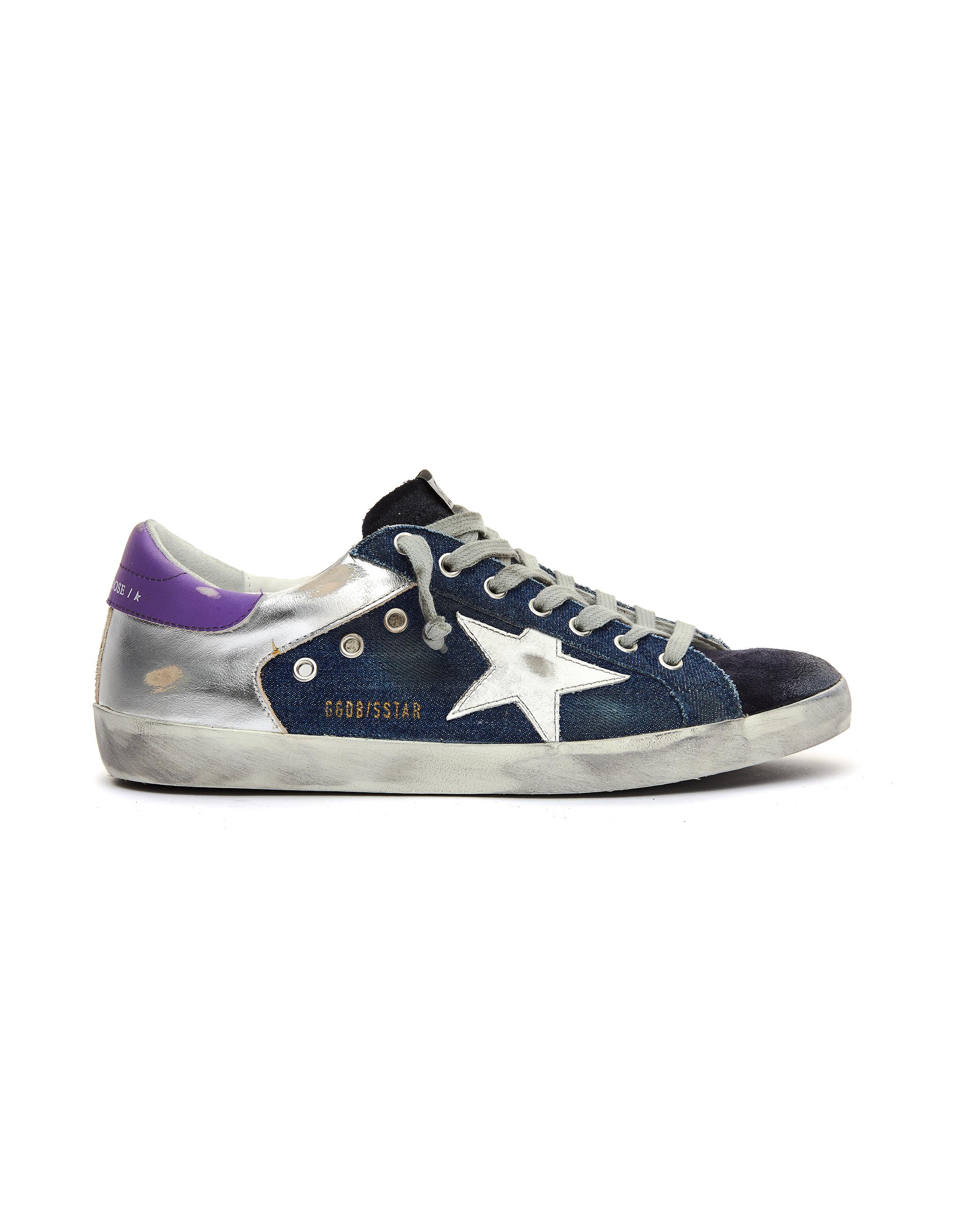 golden goose denim sneakers