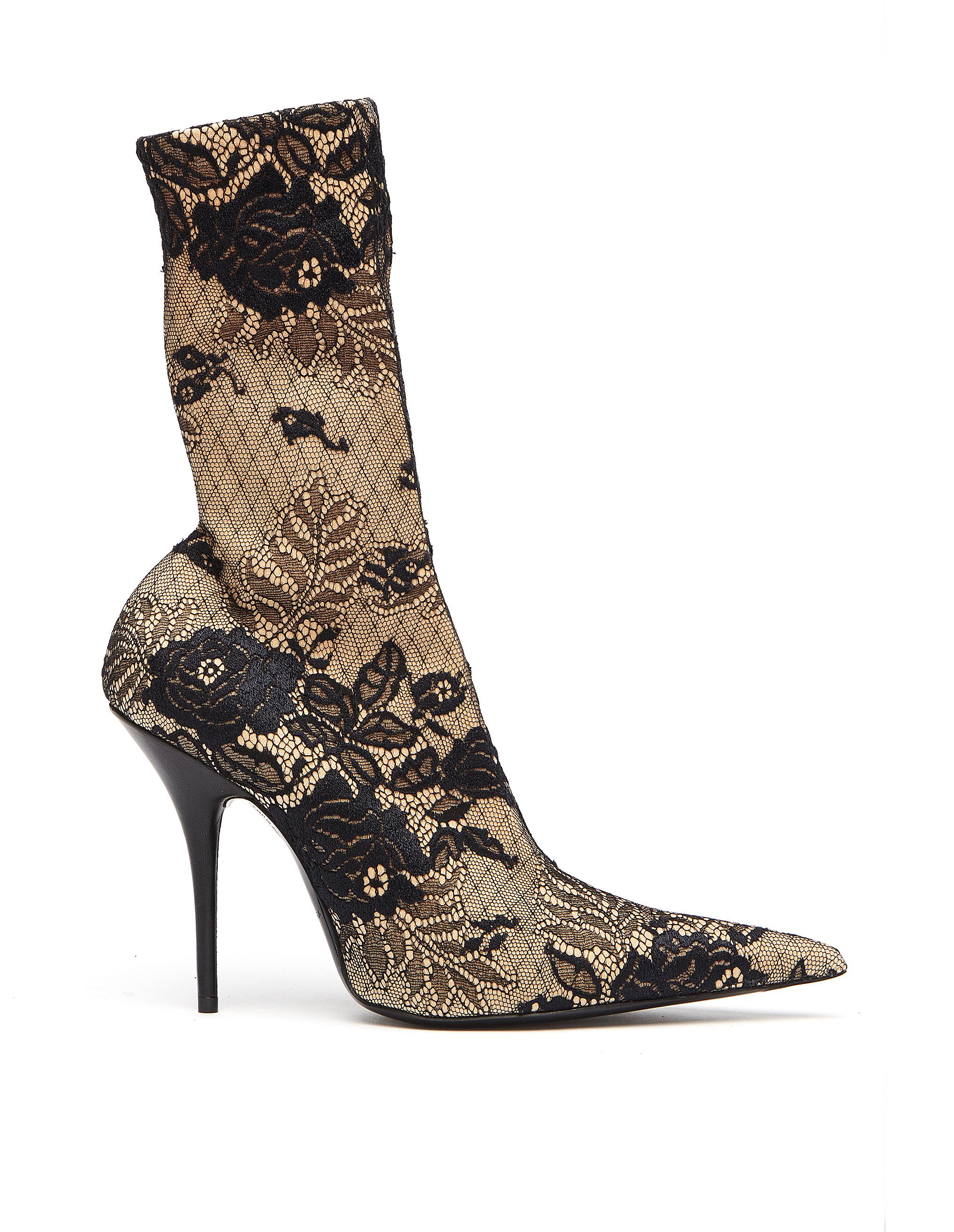 balenciaga boots womens navy