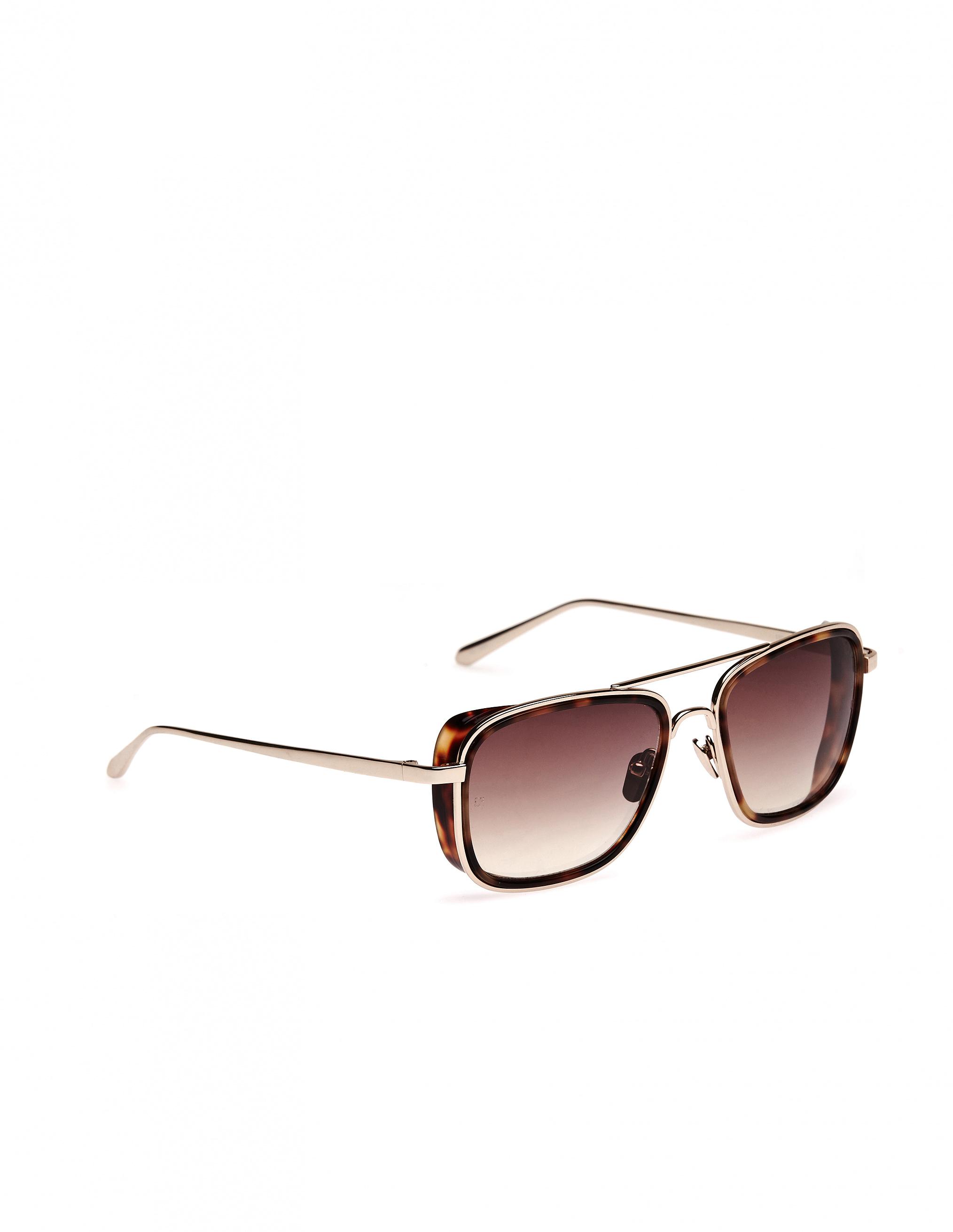 Linda Farrow Luxe Sunglasses in Brown - Lyst