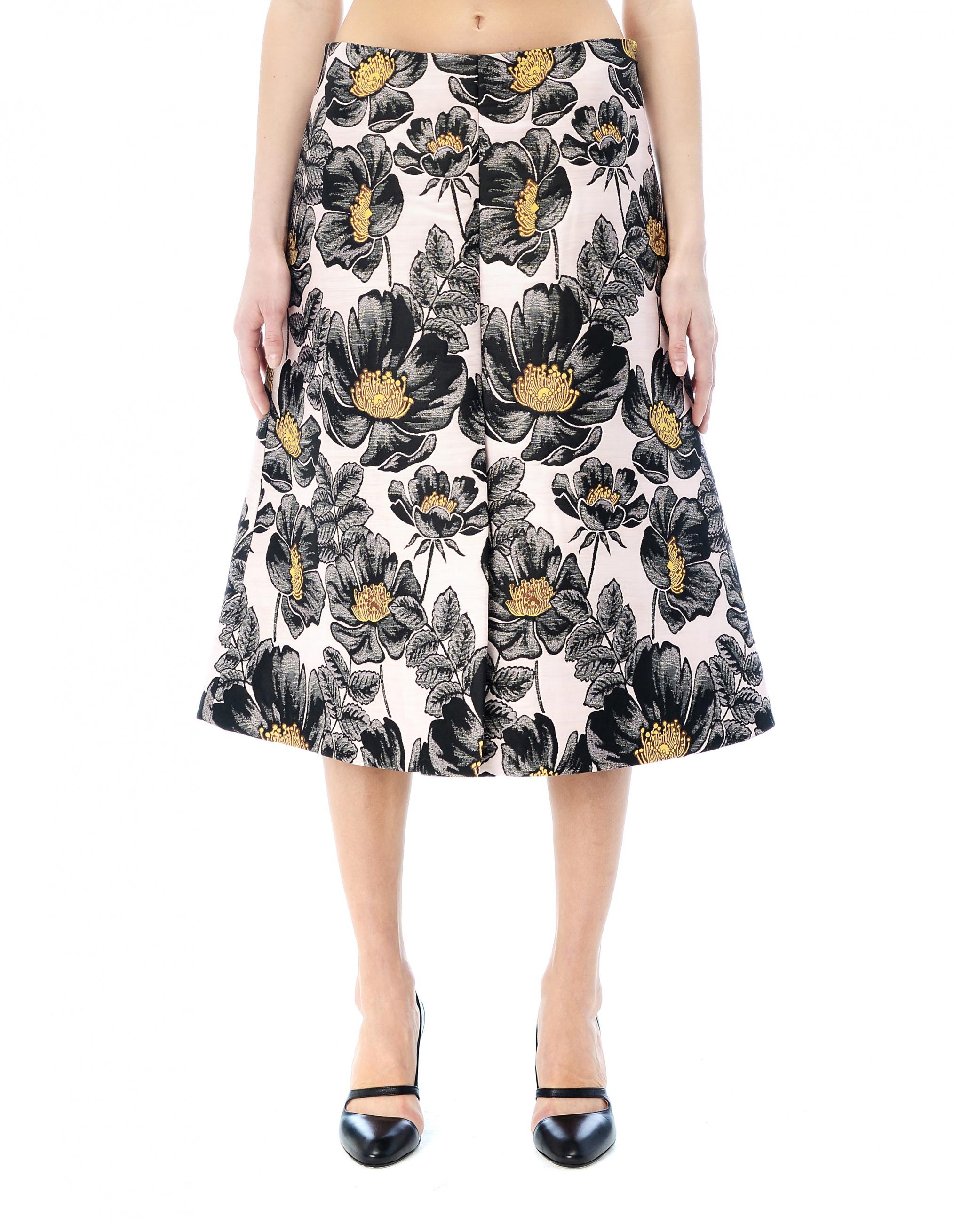 womens black polyester skirt