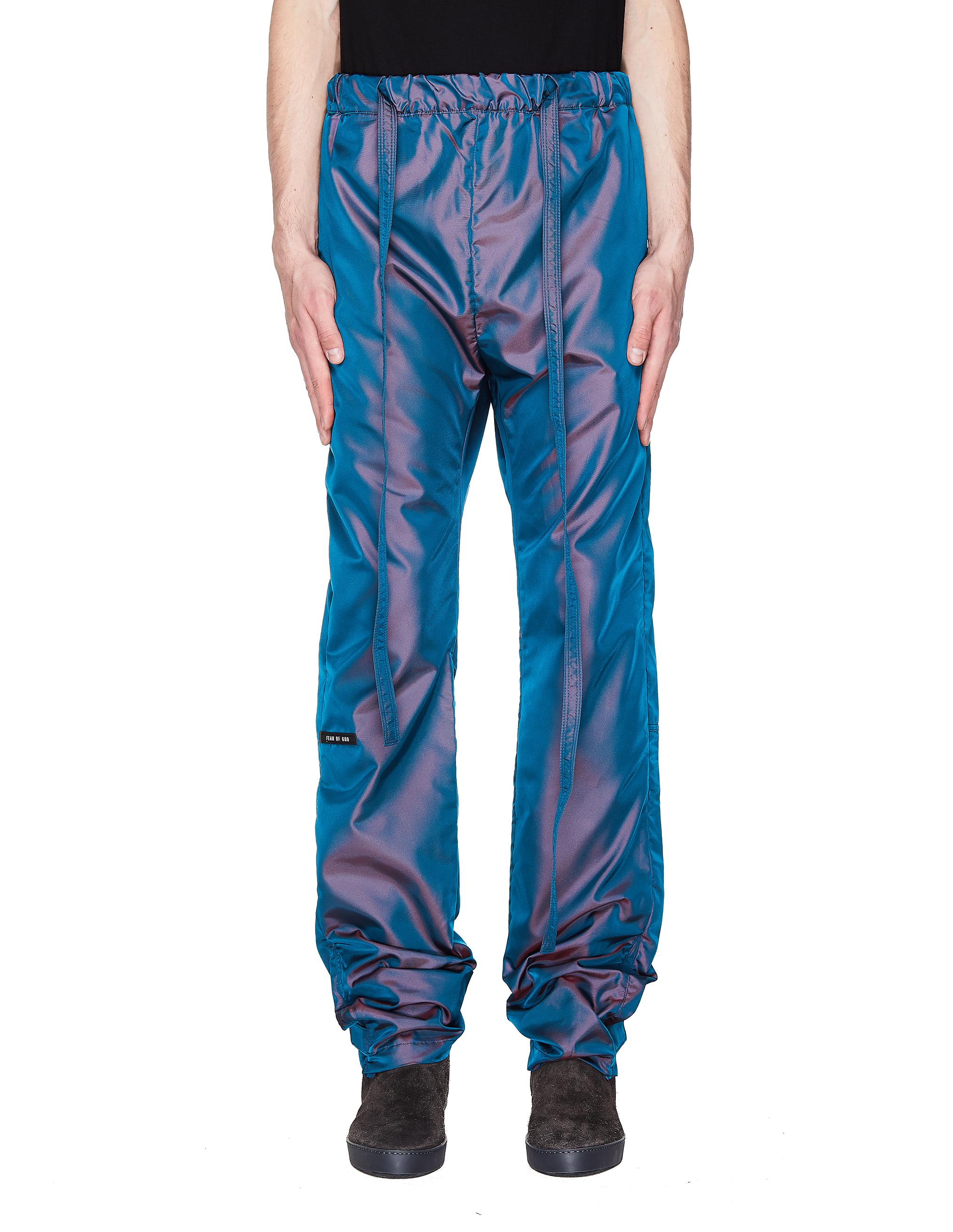 Fear Of God Synthetic Purple Baggy Nylon Trousers for Men - Lyst