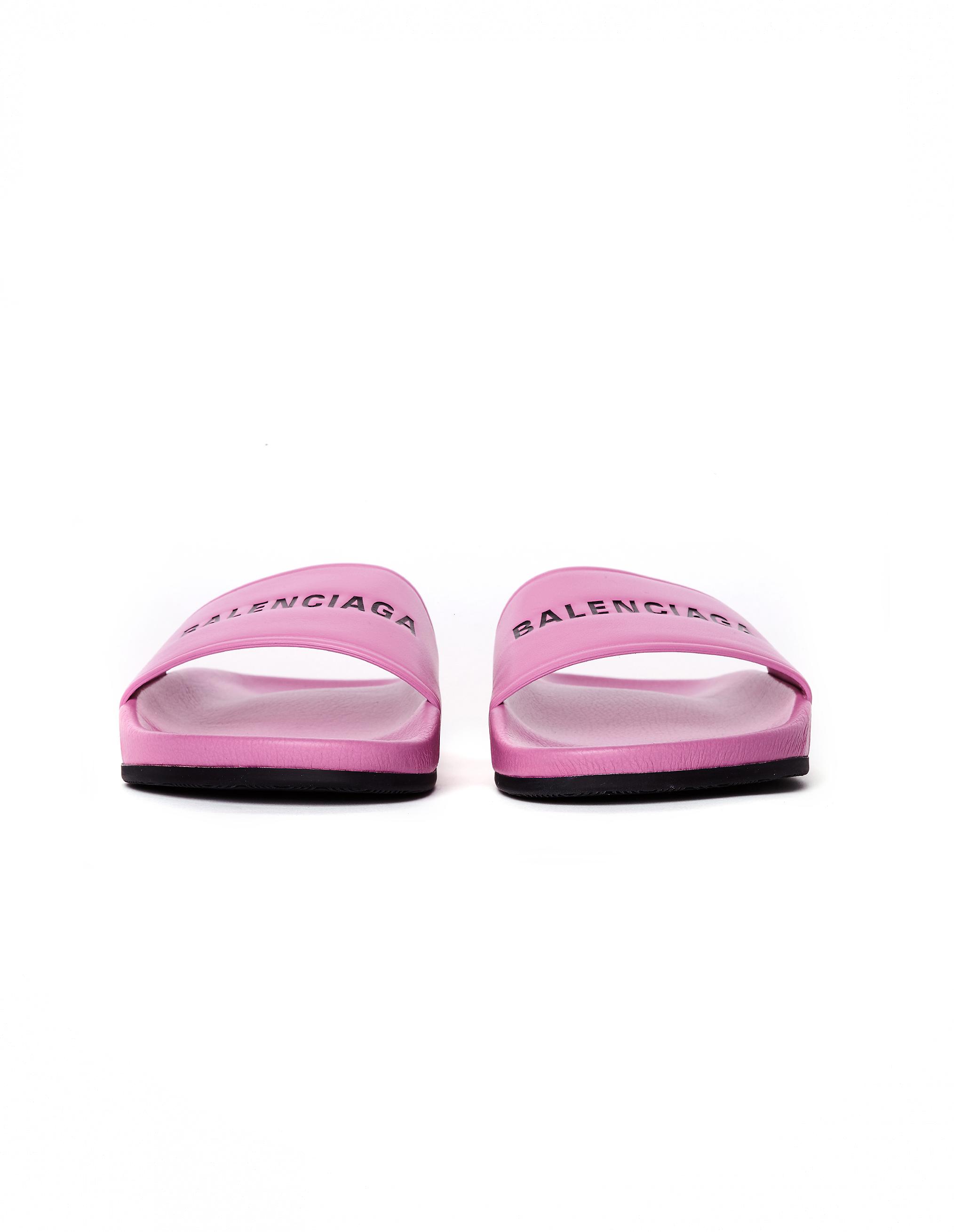 balenciaga slides pink