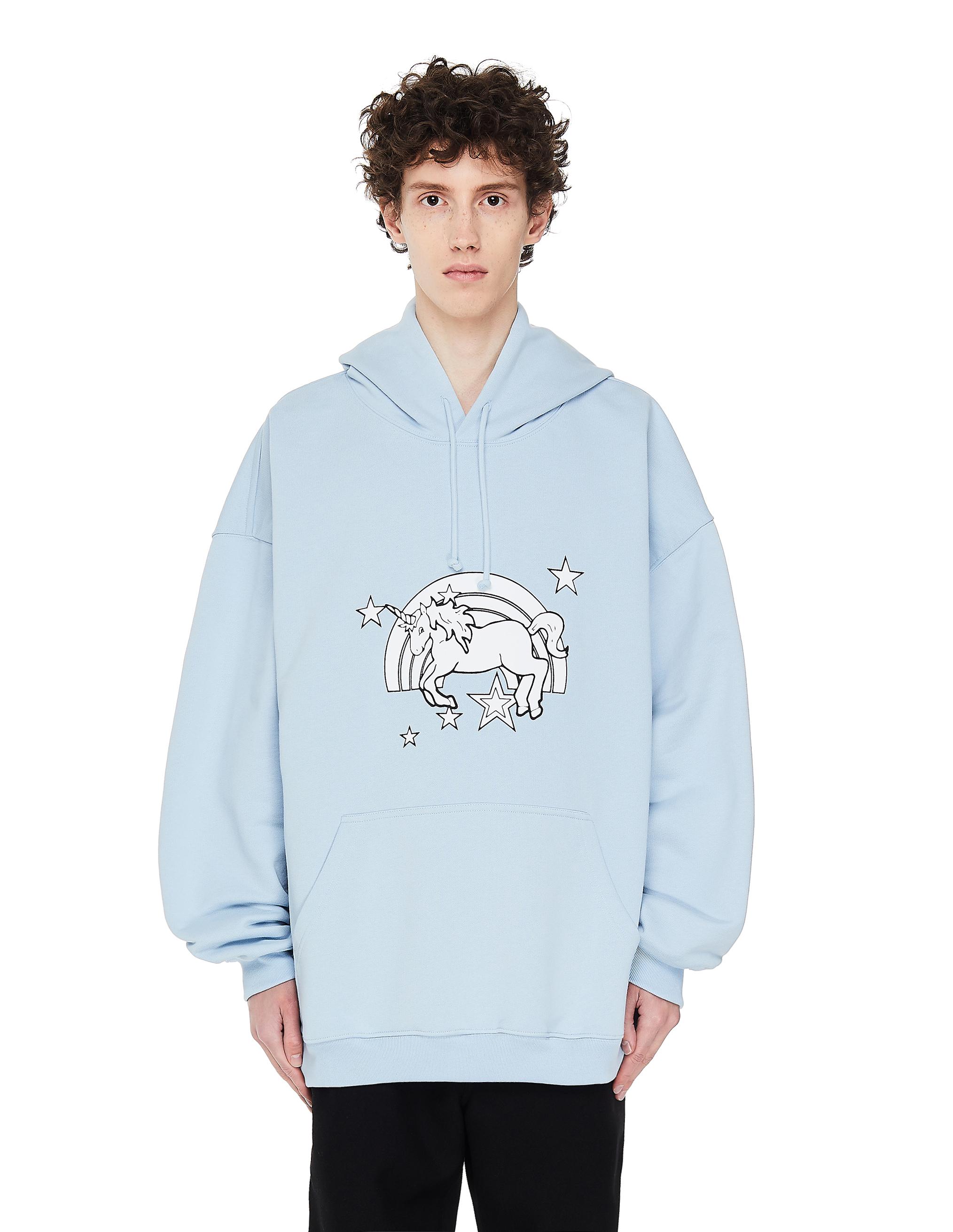 vetements unicorn hoodie