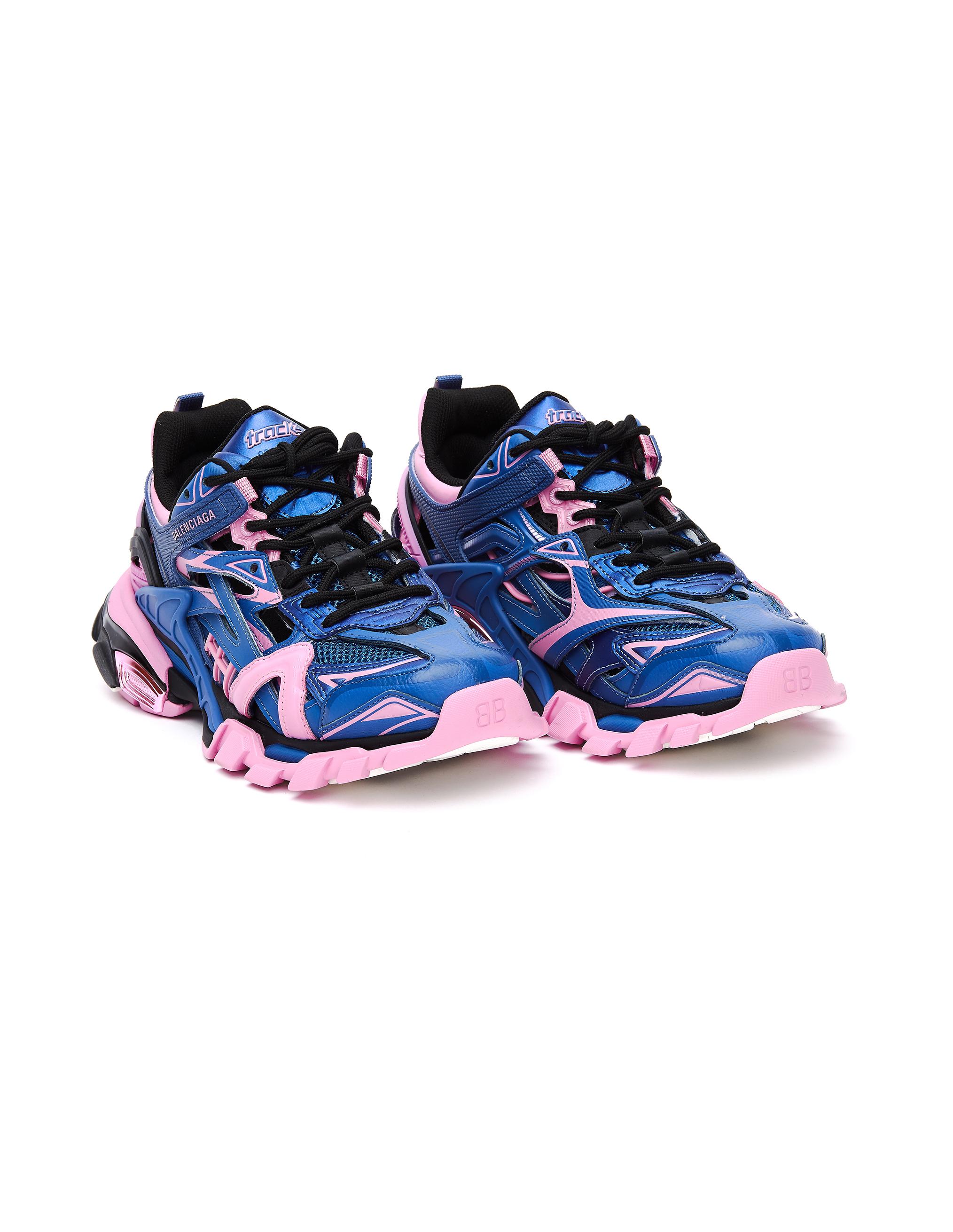 balenciaga track 2 blue pink