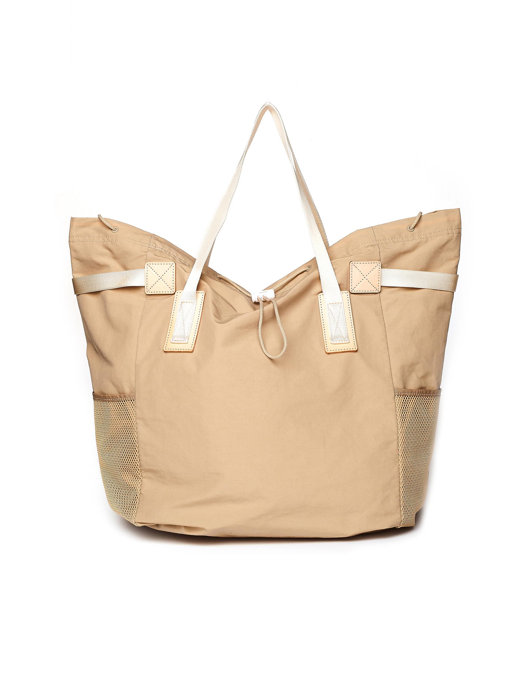 Download Hender Scheme Cotton Beige Functional Tote Bag in Natural ...