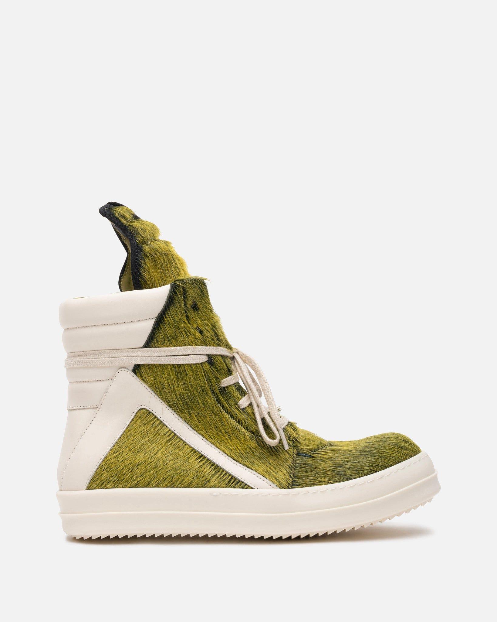 Rick Owens Pony Hair Geobasket in Green for Men Lyst UK