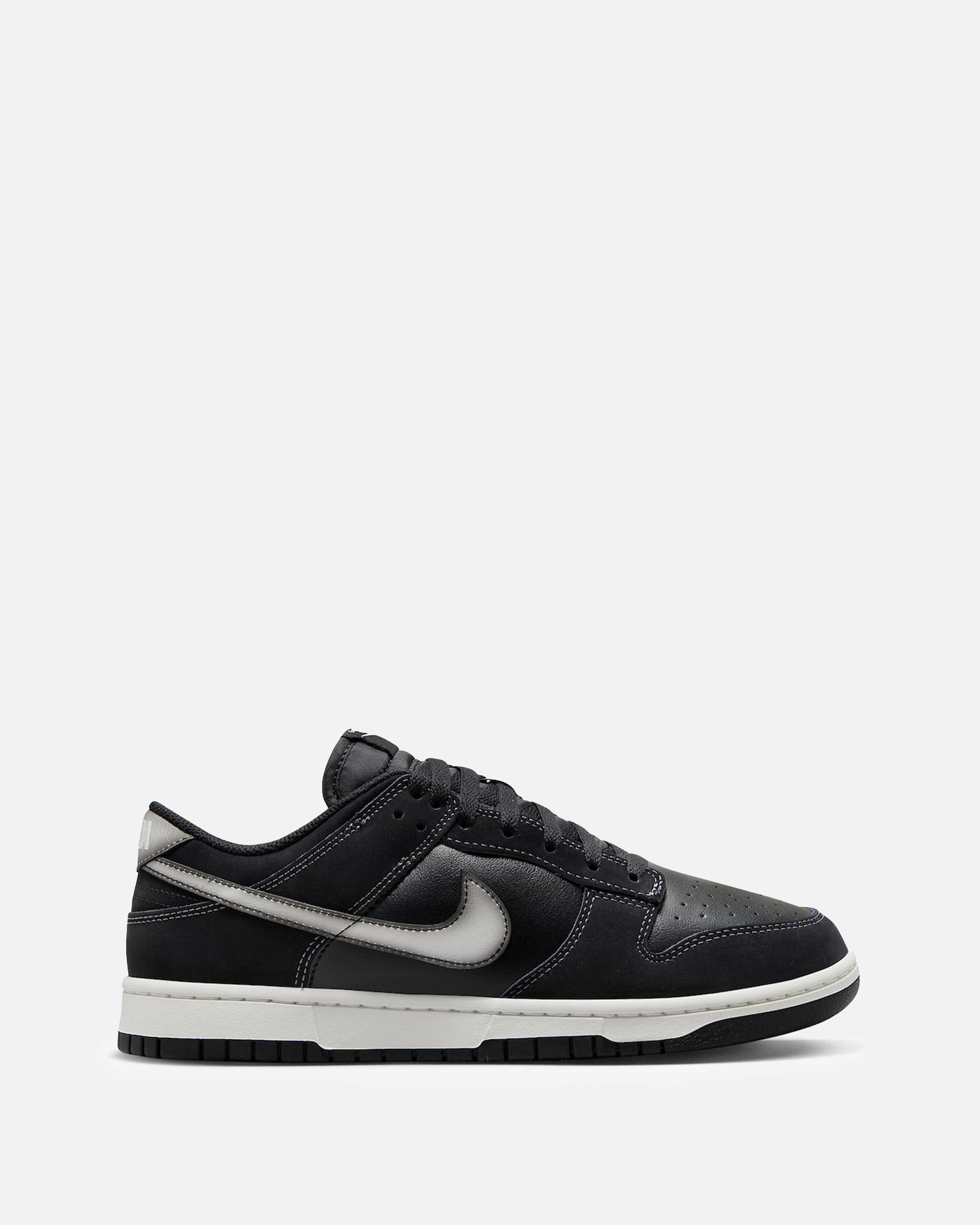 aj dunk low black