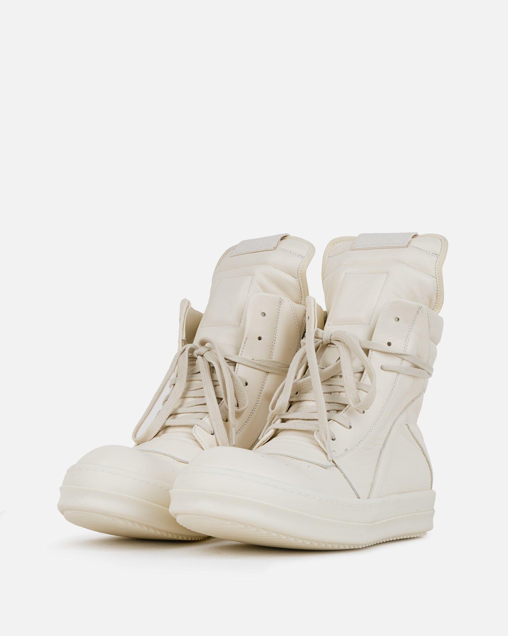Rick Owens Geobasket in White for Men 