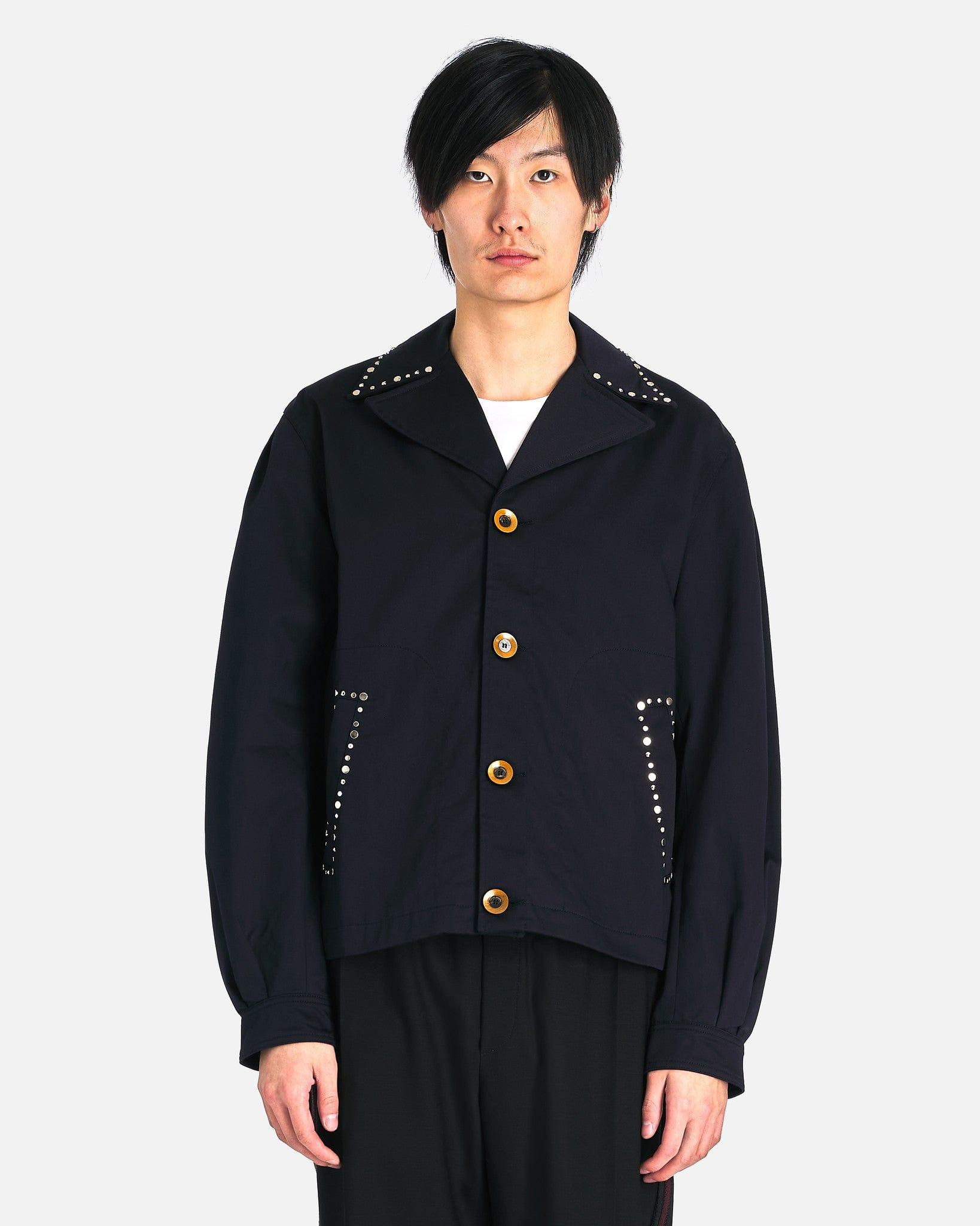 Wales Bonner Delaney Jacket in Blue for Men | Lyst