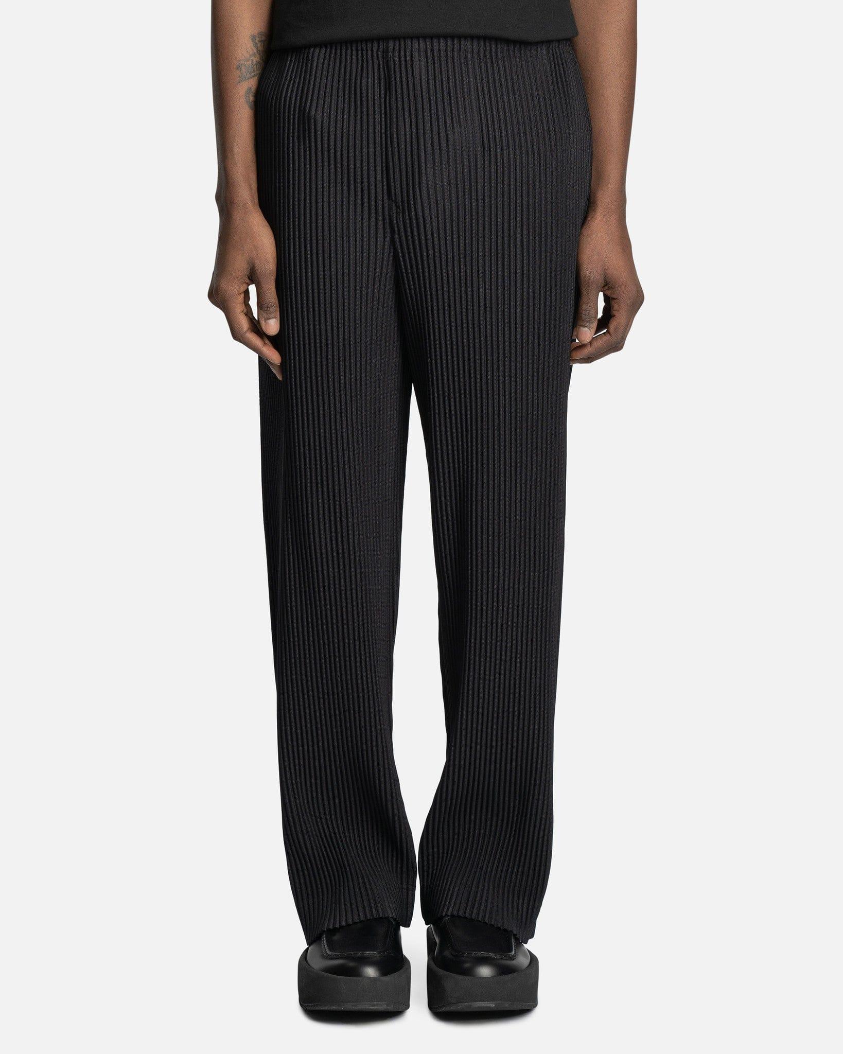Homme Plissé Issey Miyake Mc January Loose Fit Pants in Black for Men ...