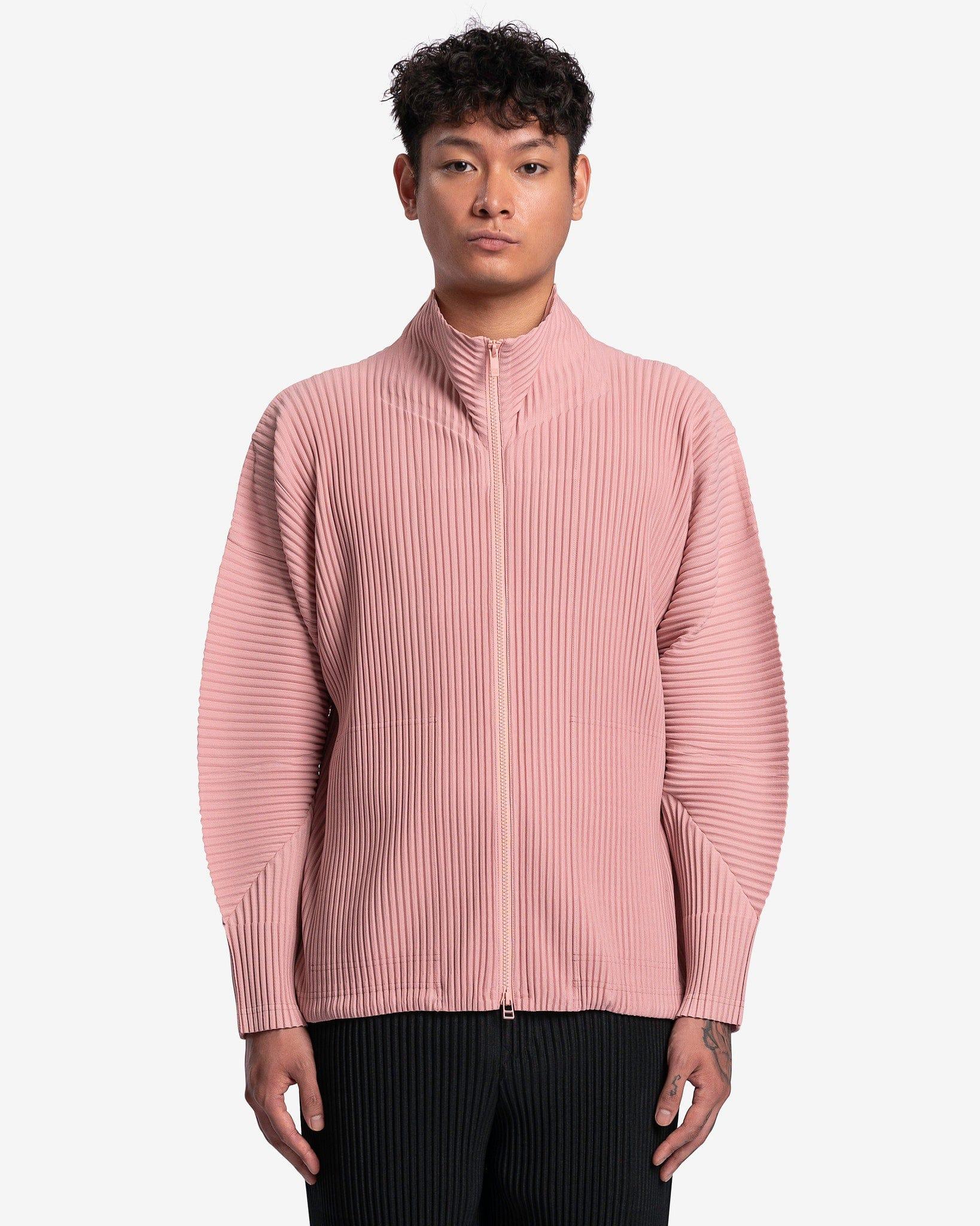 Homme Plissé Issey Miyake Mc April Jacket in Pink | Lyst