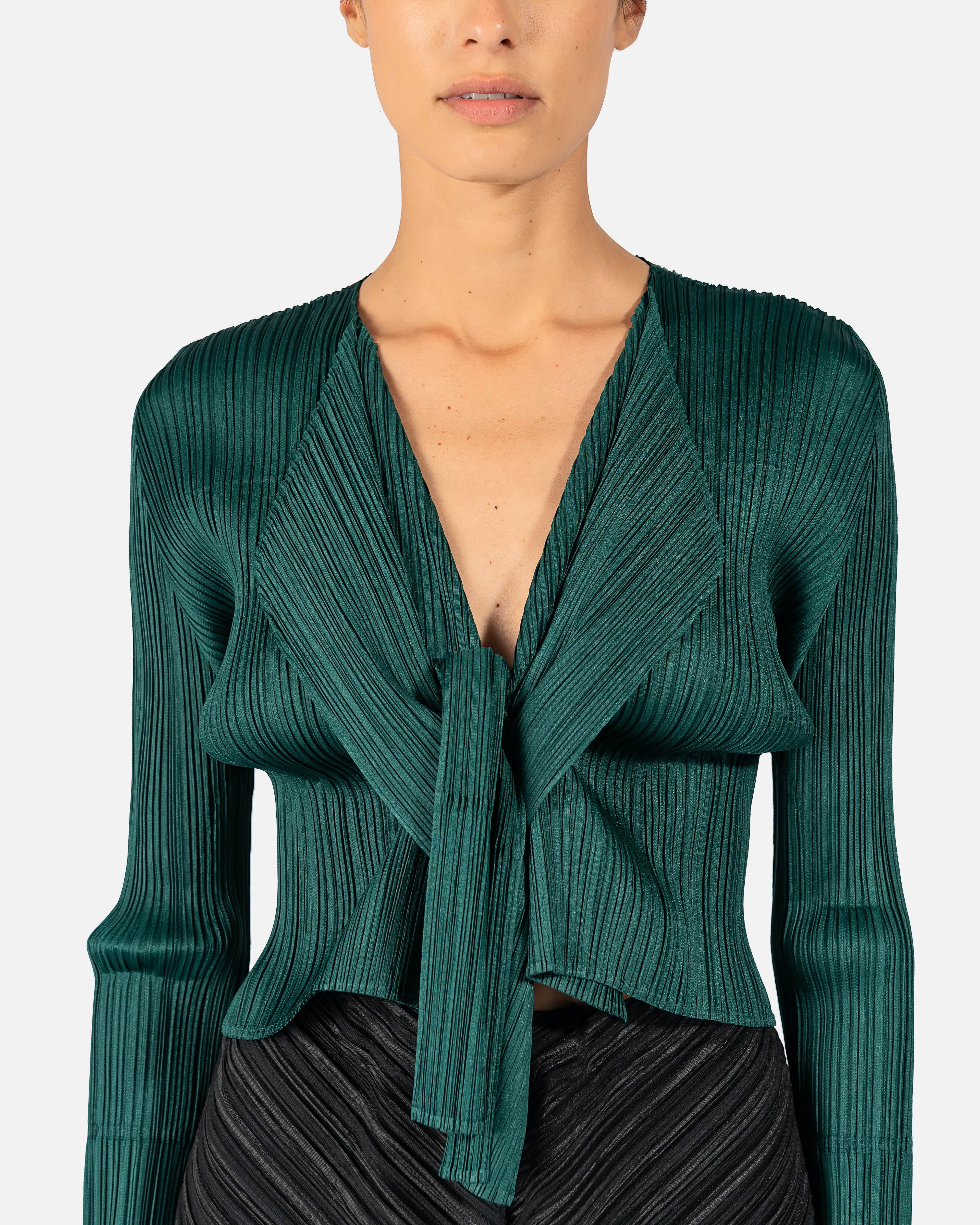 Pleats Please Issey Miyake Monthly Colors Pleated Cardigan | Lyst