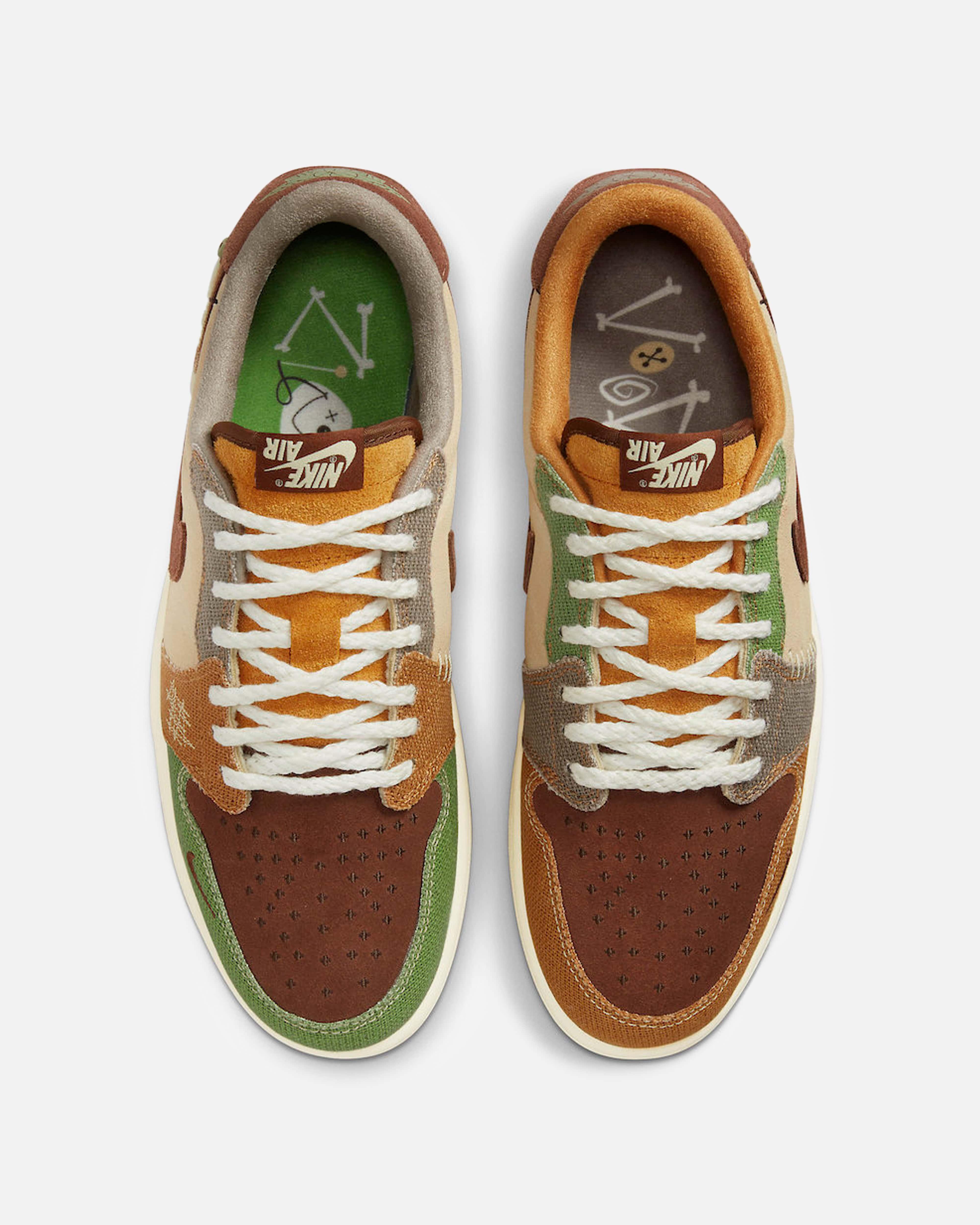 Nike Air 1 Low 'flax And Oil Green' in White for Men | Lyst