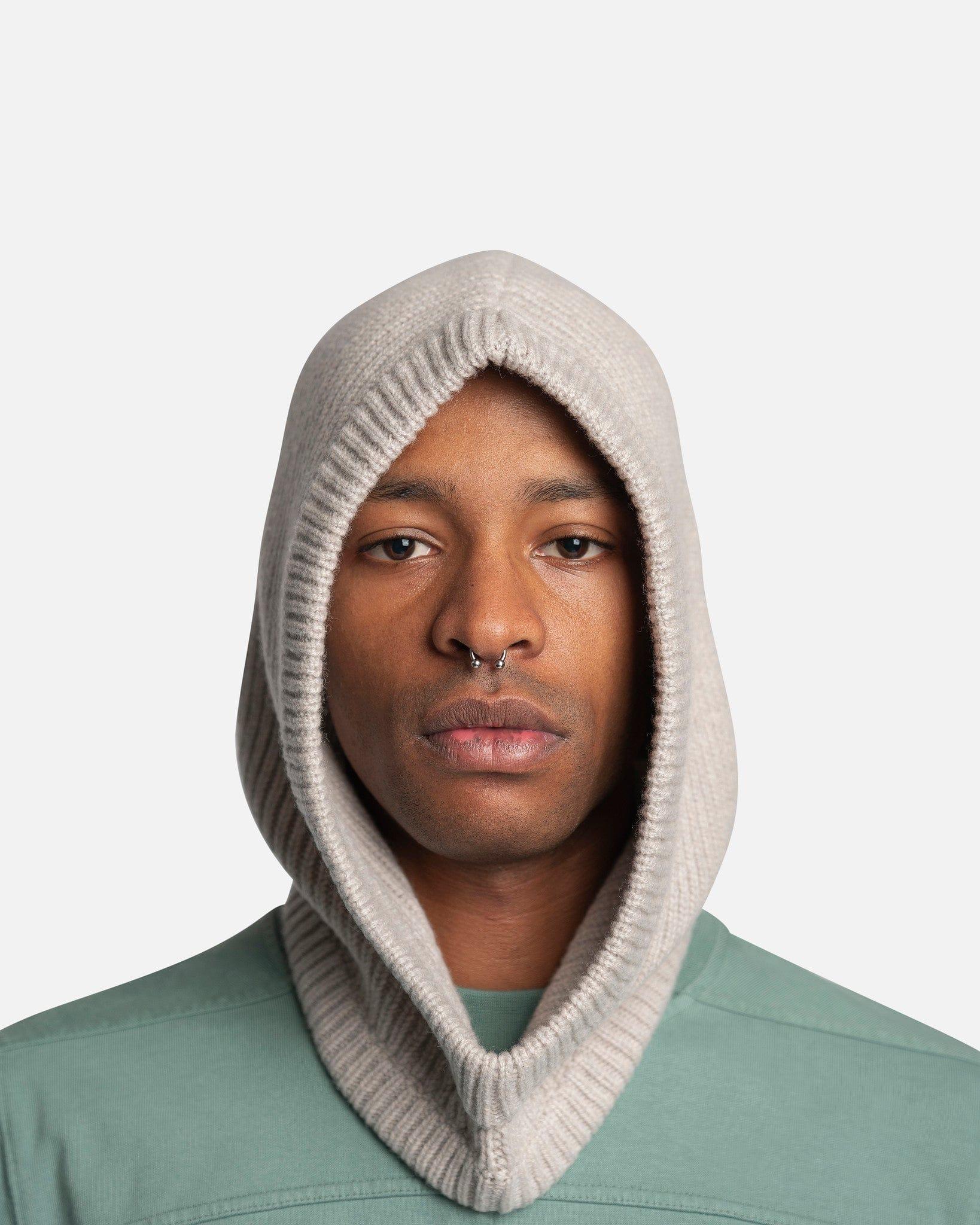 Rick Owens Knit Hood in White | Lyst