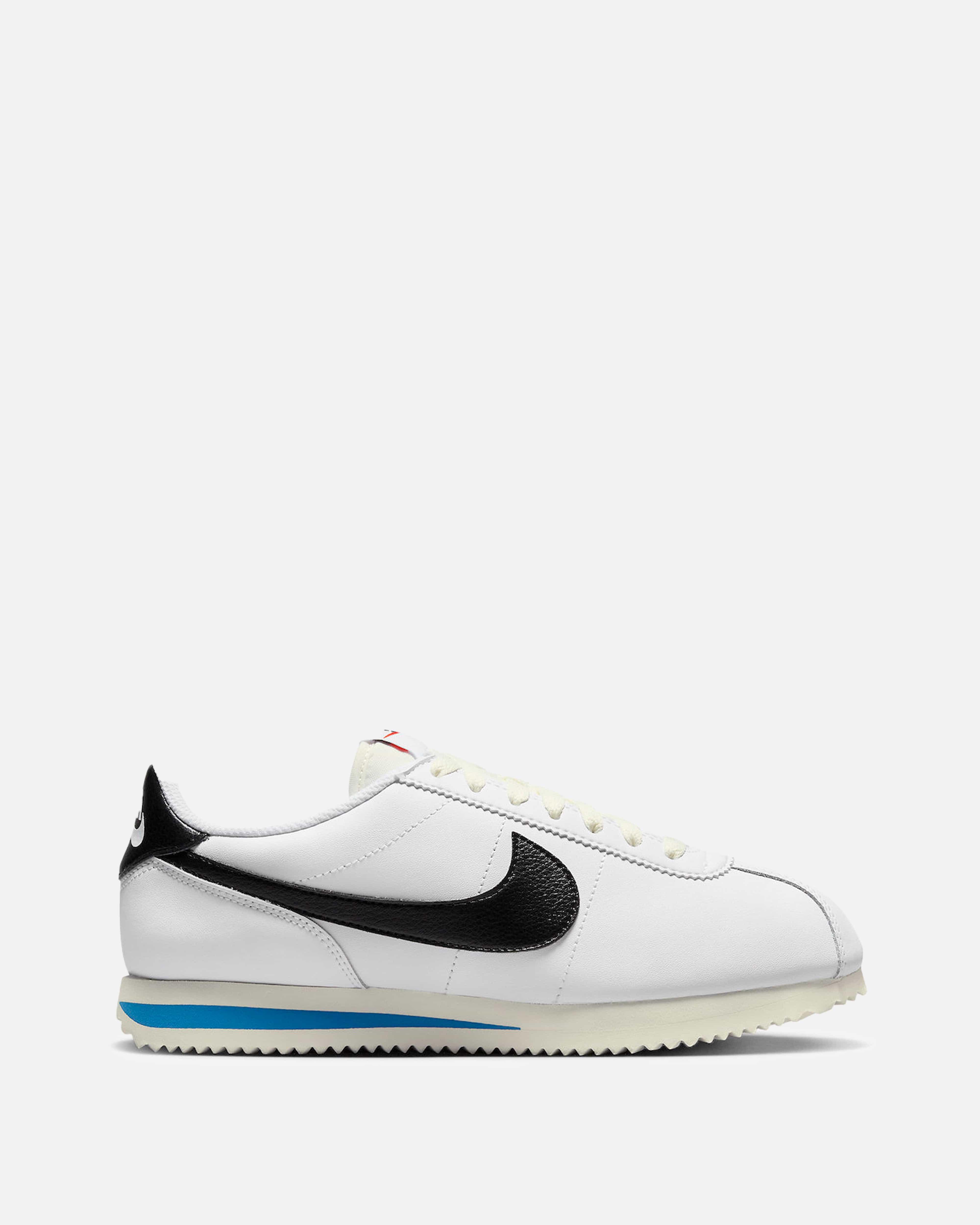 cortez nike blue and white