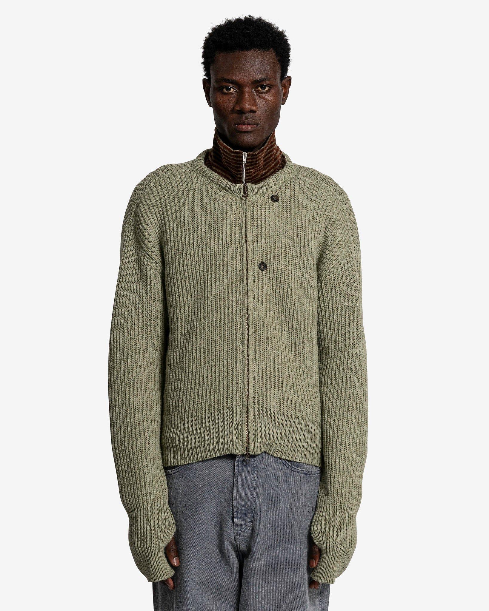 Our Legacy Zip Wrap Cardigan in Green for Men | Lyst