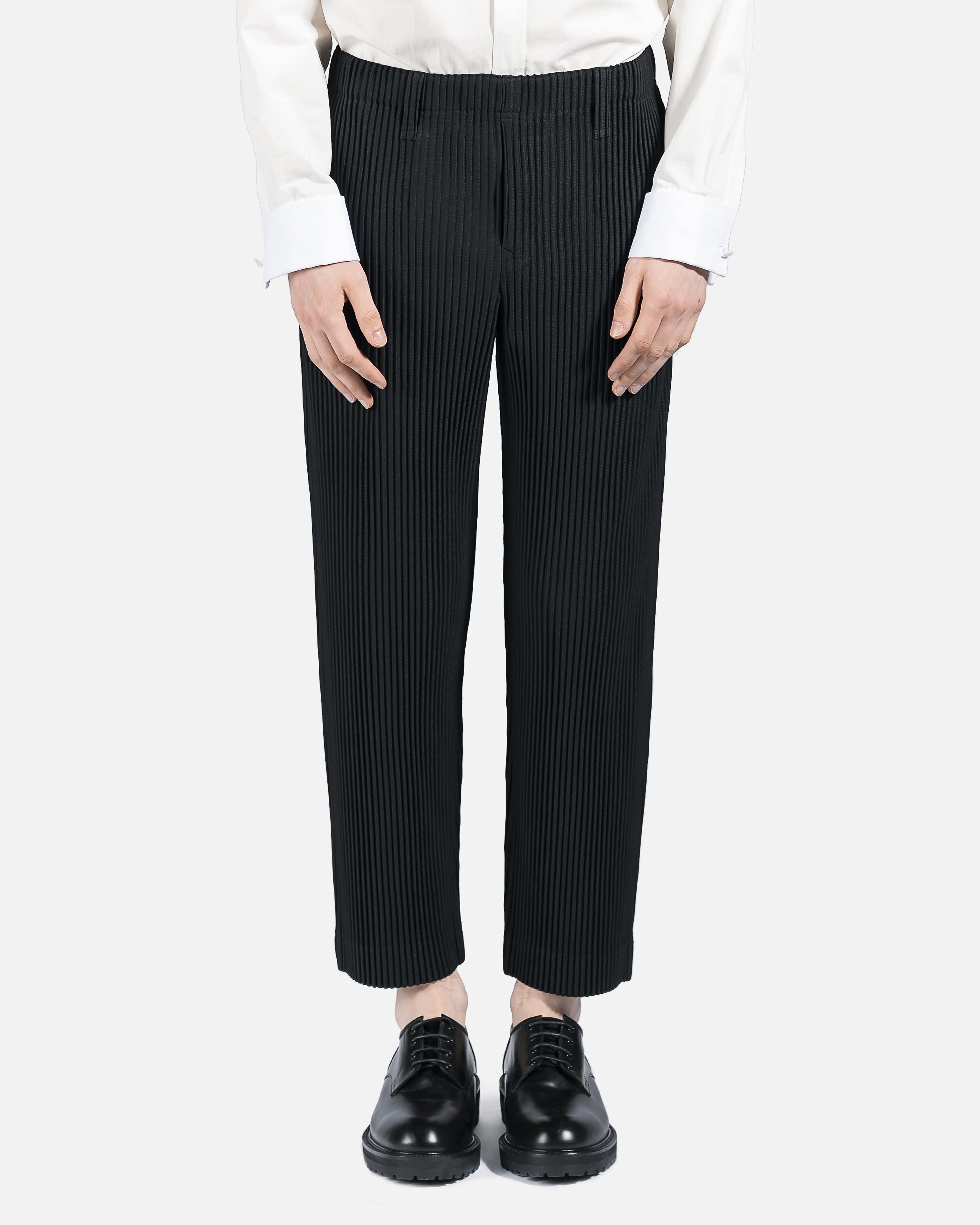 Homme Plissé Issey Miyake Synthetic Basics Pleated Trousers in ...