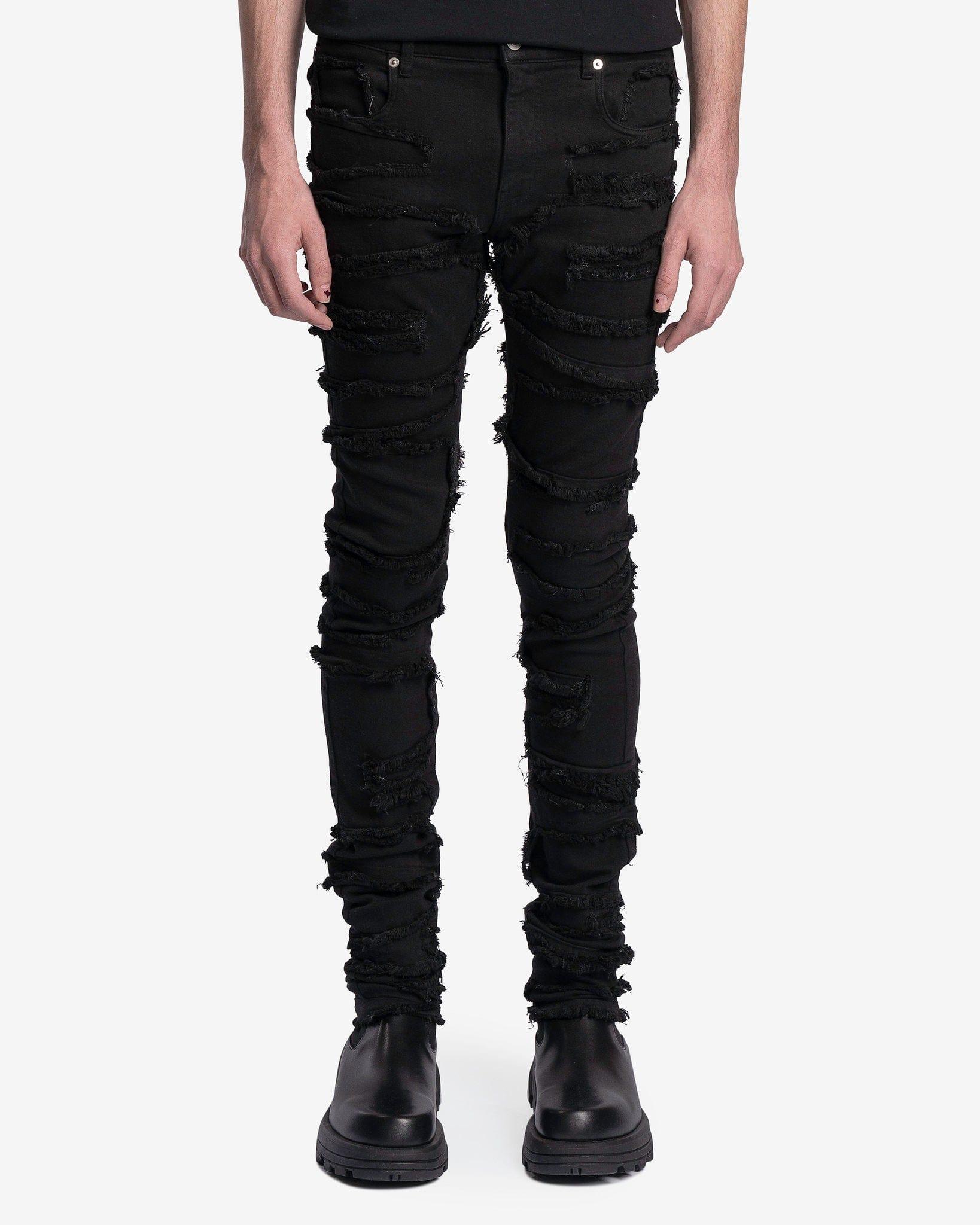 1017 ALYX 9SM Treated Slice Skinny Jeans in Black for Men | Lyst