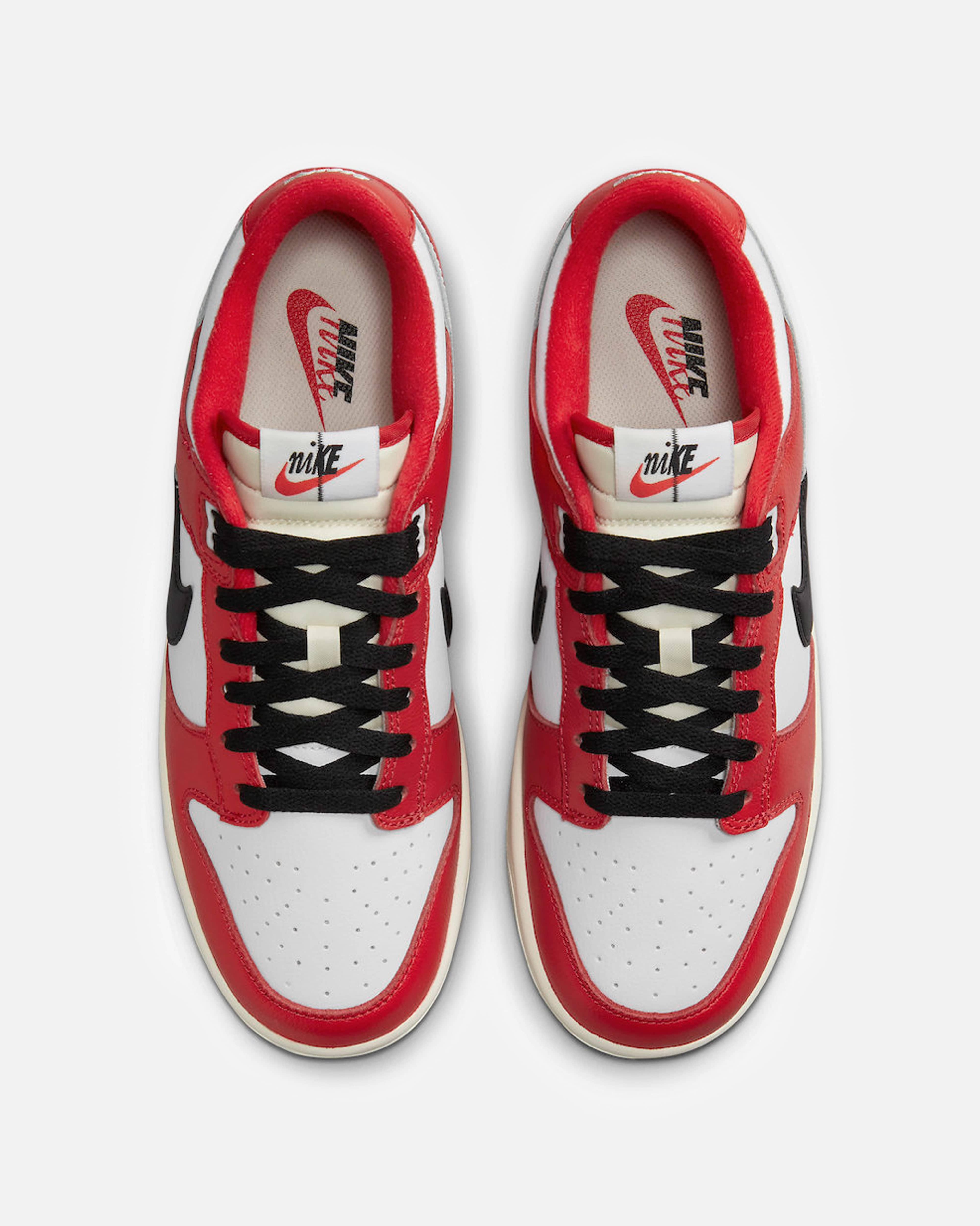 Nike Dunk Low Premium 'chicago Split' in Red for Men | Lyst