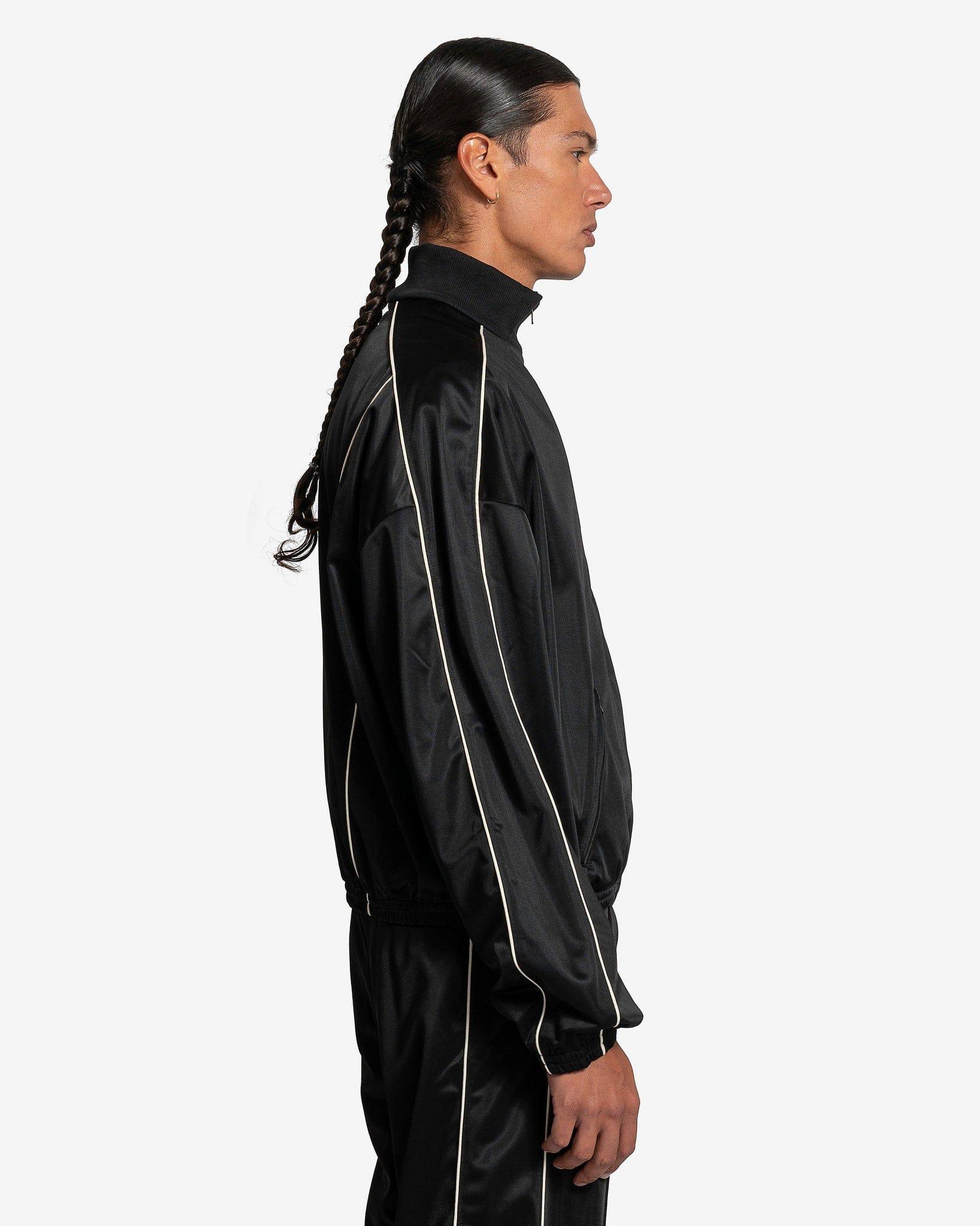 Willy Chavarria Warrior Bomber Track Jacket in Black for Men | Lyst