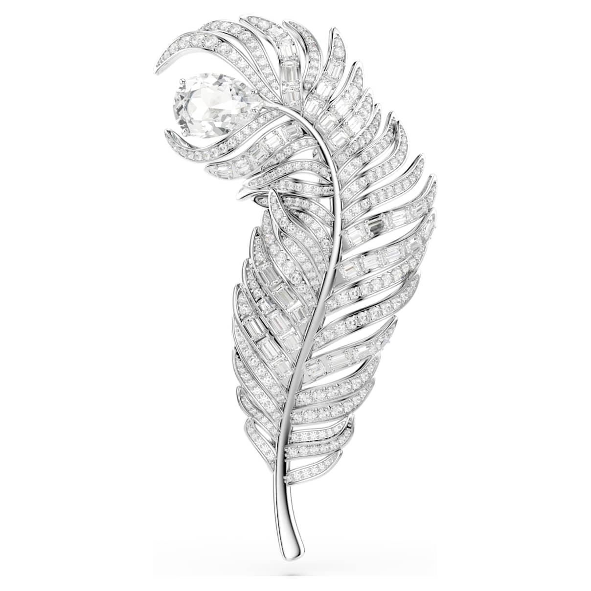 SWAROVSKI フェザー ブローチ Swarovski Brooches for Women | Online Sale up to 48% off | Lyst