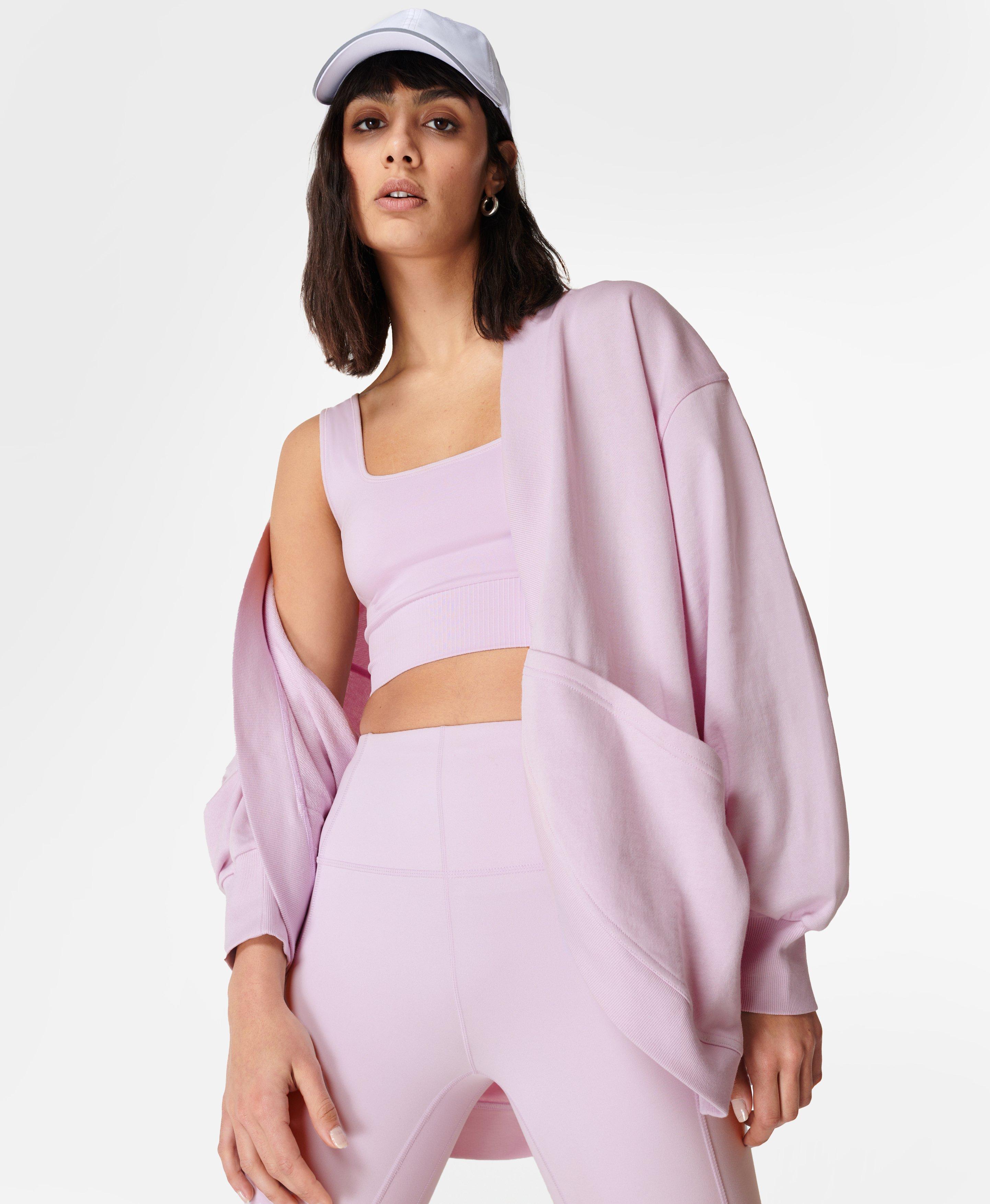 Sweaty Betty Cora Cardigan in Purple | Lyst