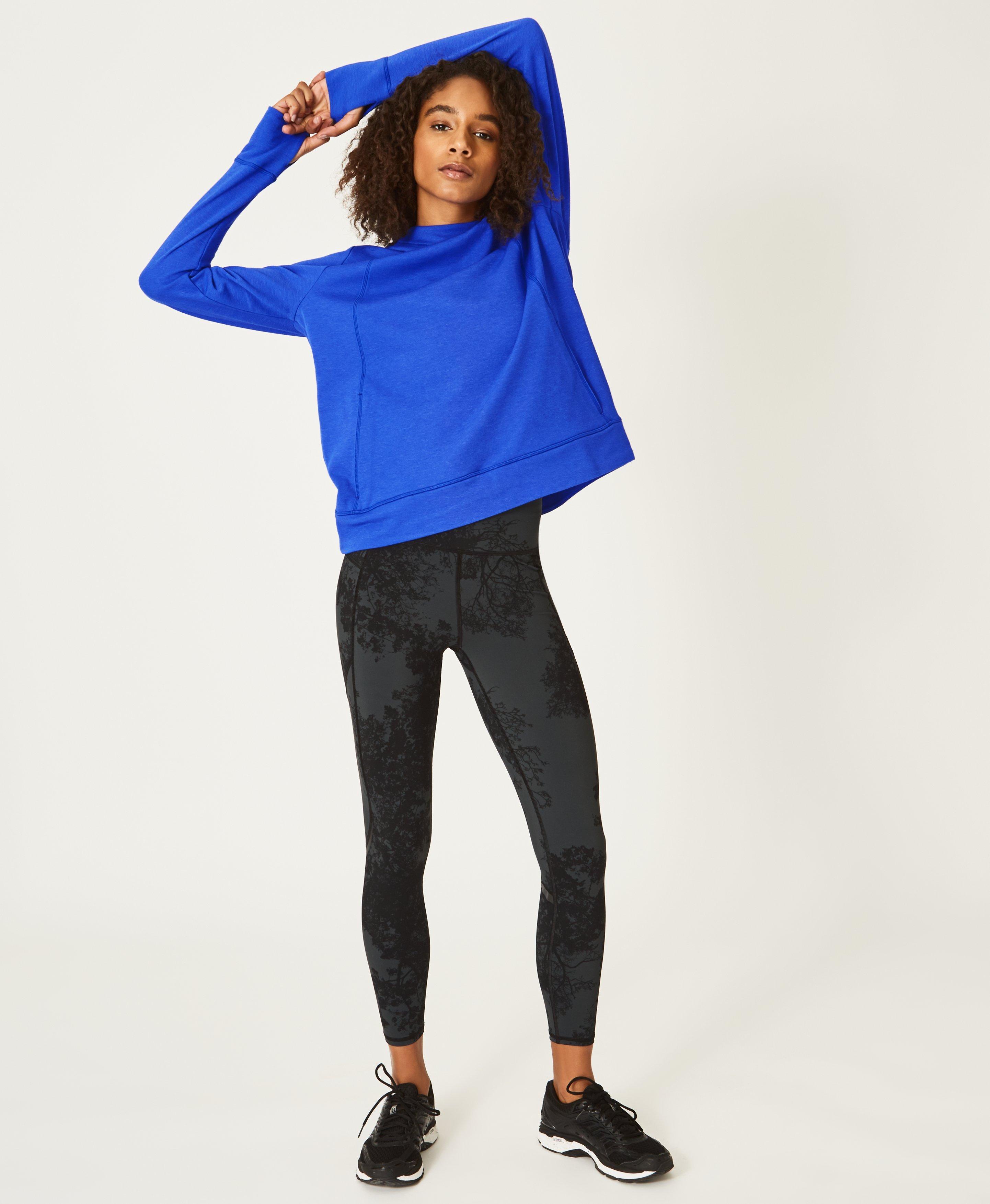 sweaty betty jog on running hoodie