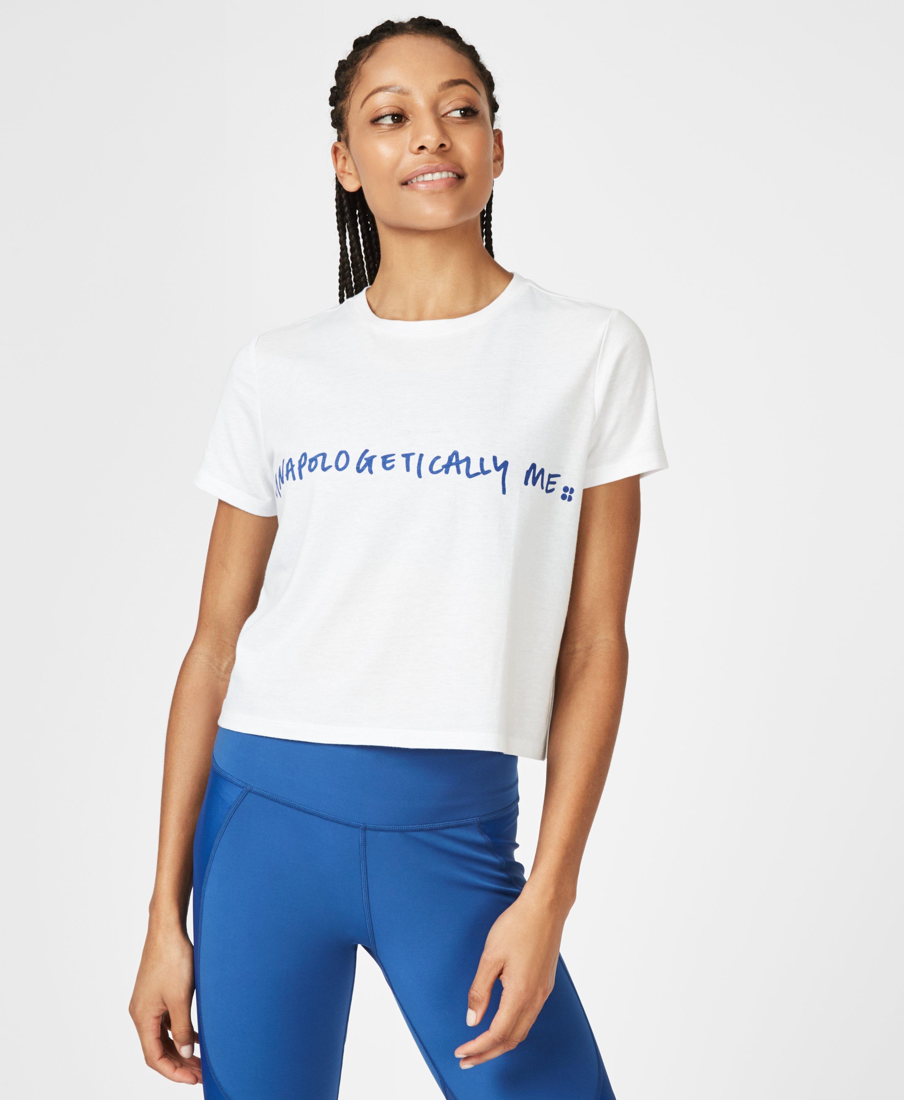 Sweaty Betty Euphoria Short Sleeve Crop Workout Tshirt in