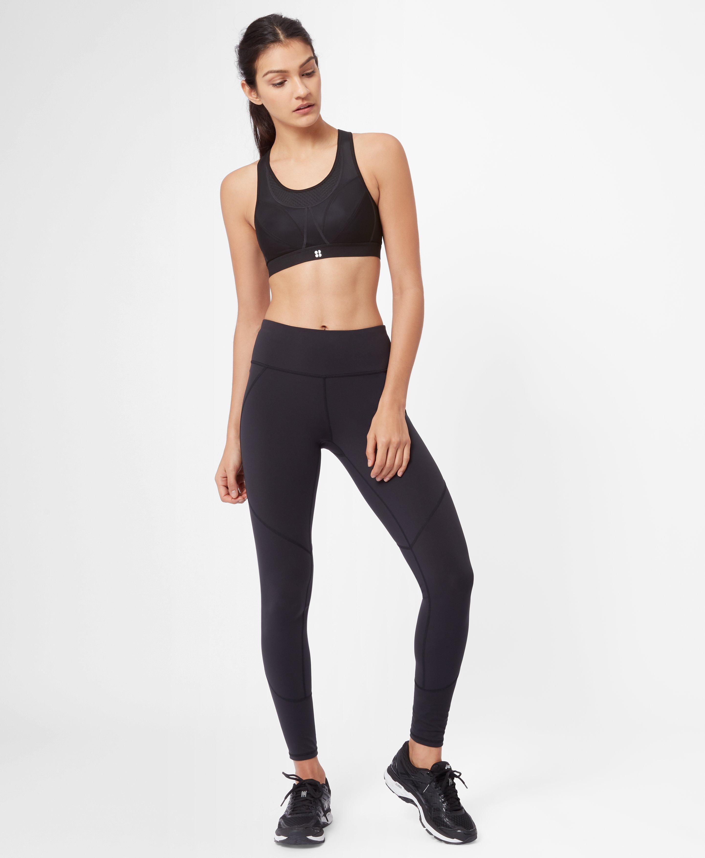 Sweaty Betty Synthetic Ultra Run Sports Bra in Black Lyst