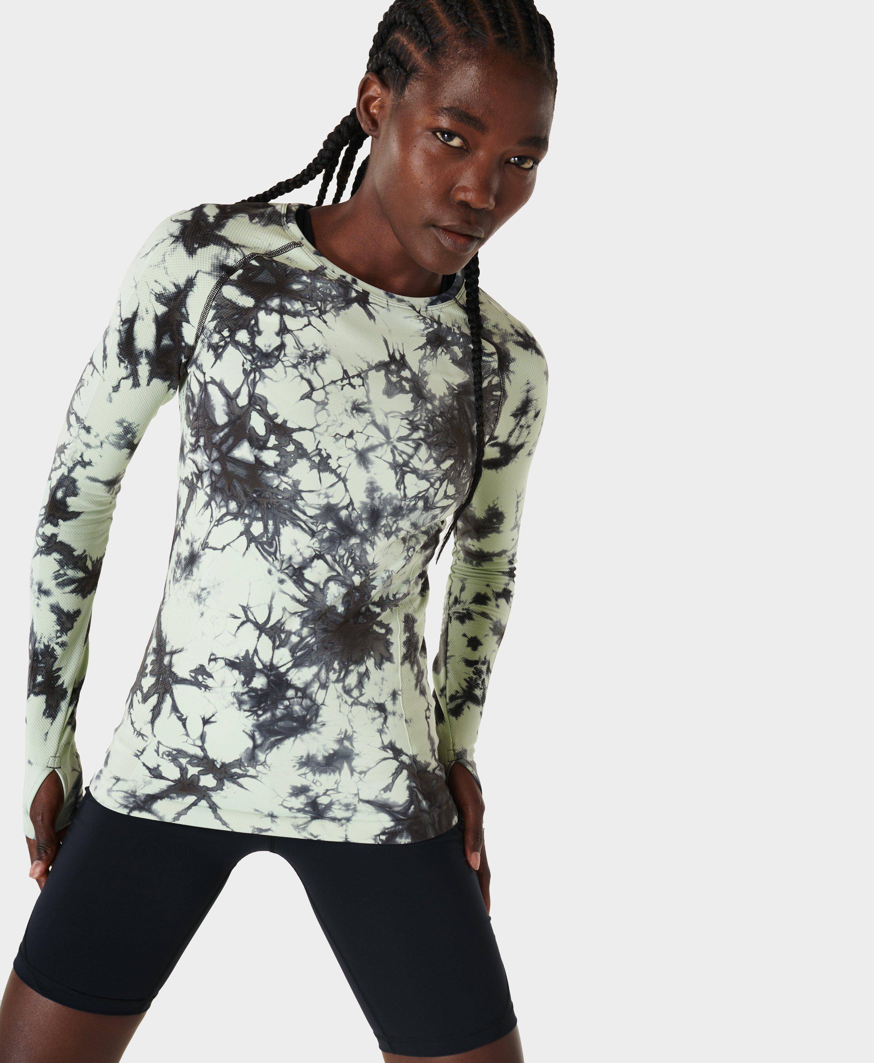 Sweaty Betty Blue Tie Dye Leggings