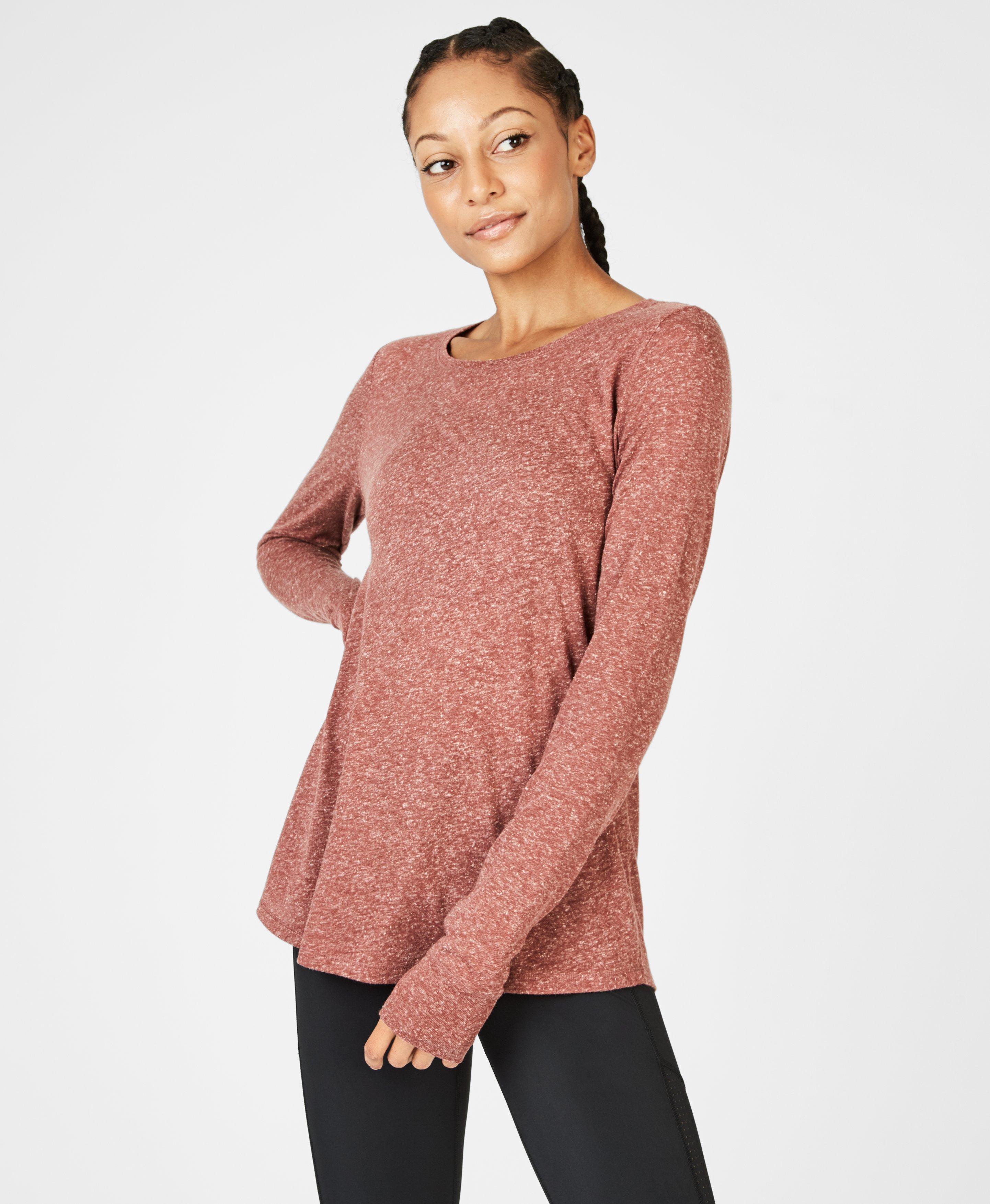 Sweaty Betty Linen Bandha Long Sleeve Yoga Top Lyst