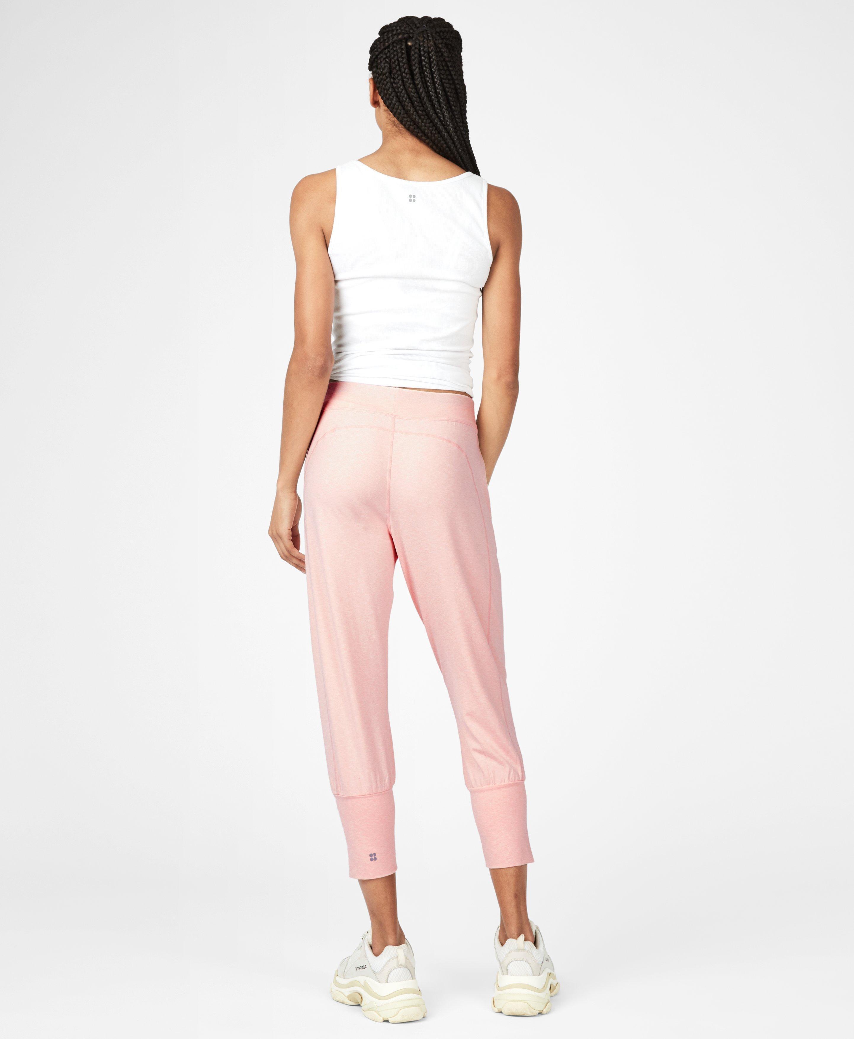 Sweaty Betty Garudasana Cropped Yoga Pants in Pink Lyst