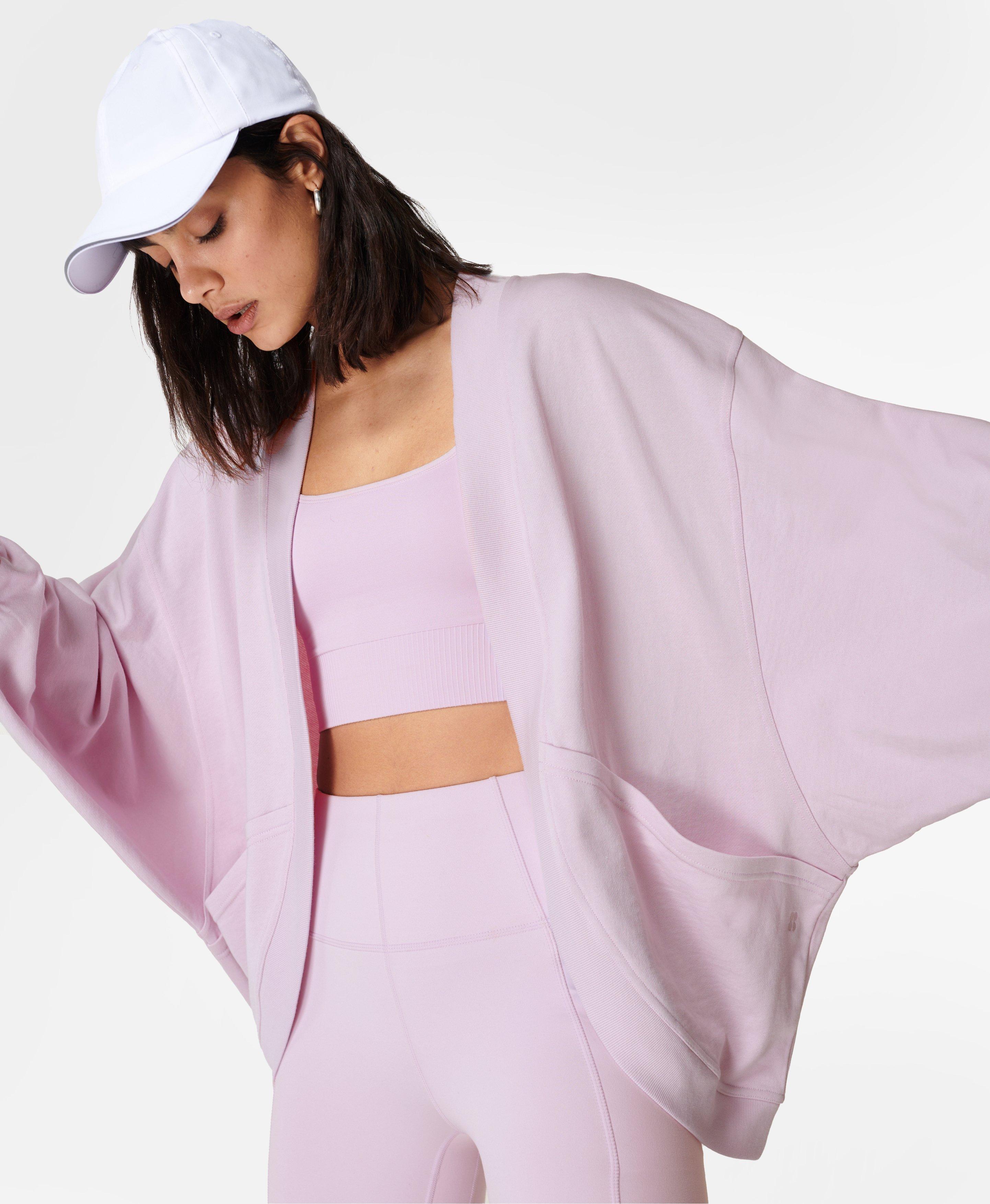 Sweaty Betty Cora Cardigan in Purple | Lyst