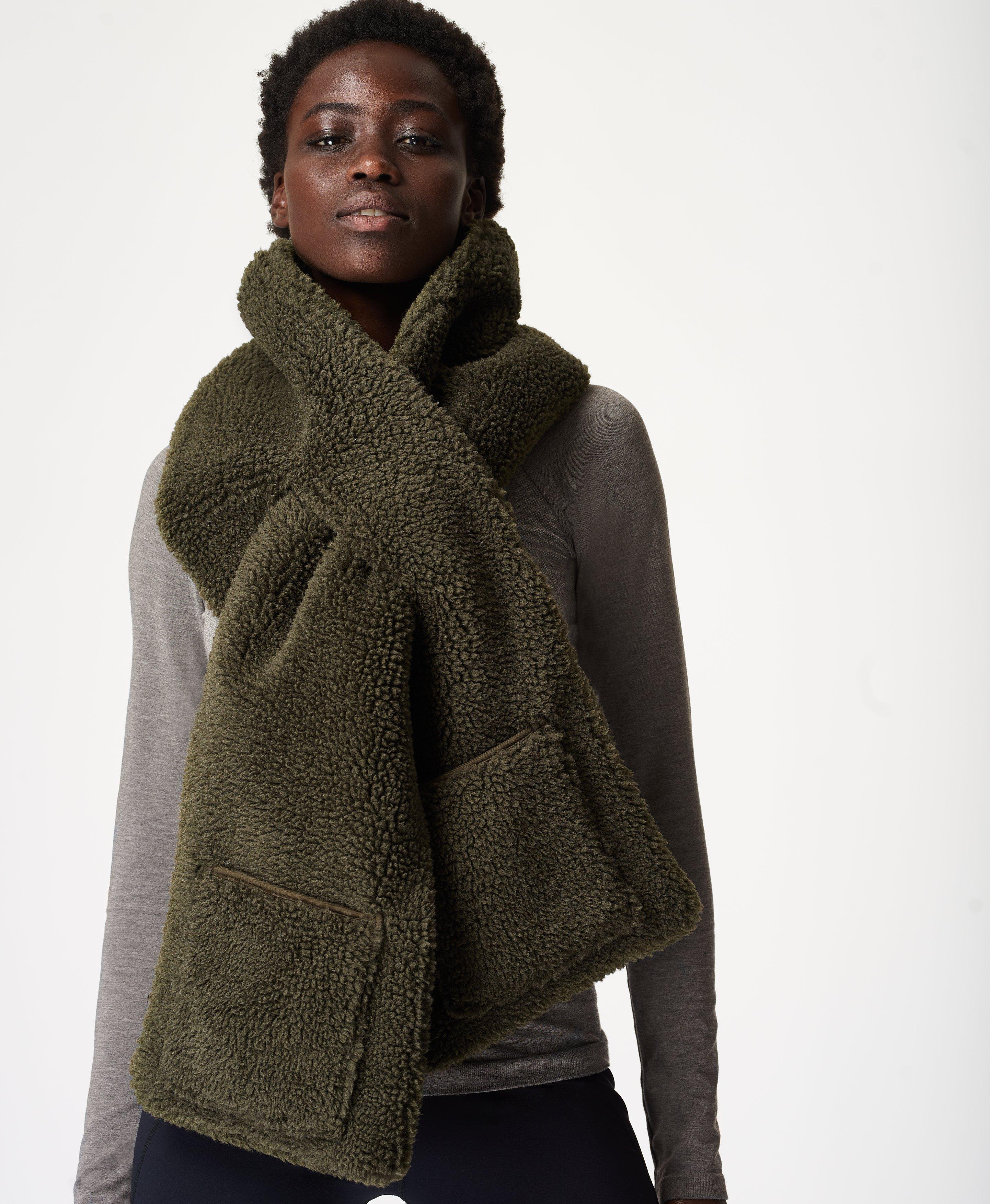 Sweaty Betty Sherpa Scarf With Pockets Very Cool Norse Sherpa