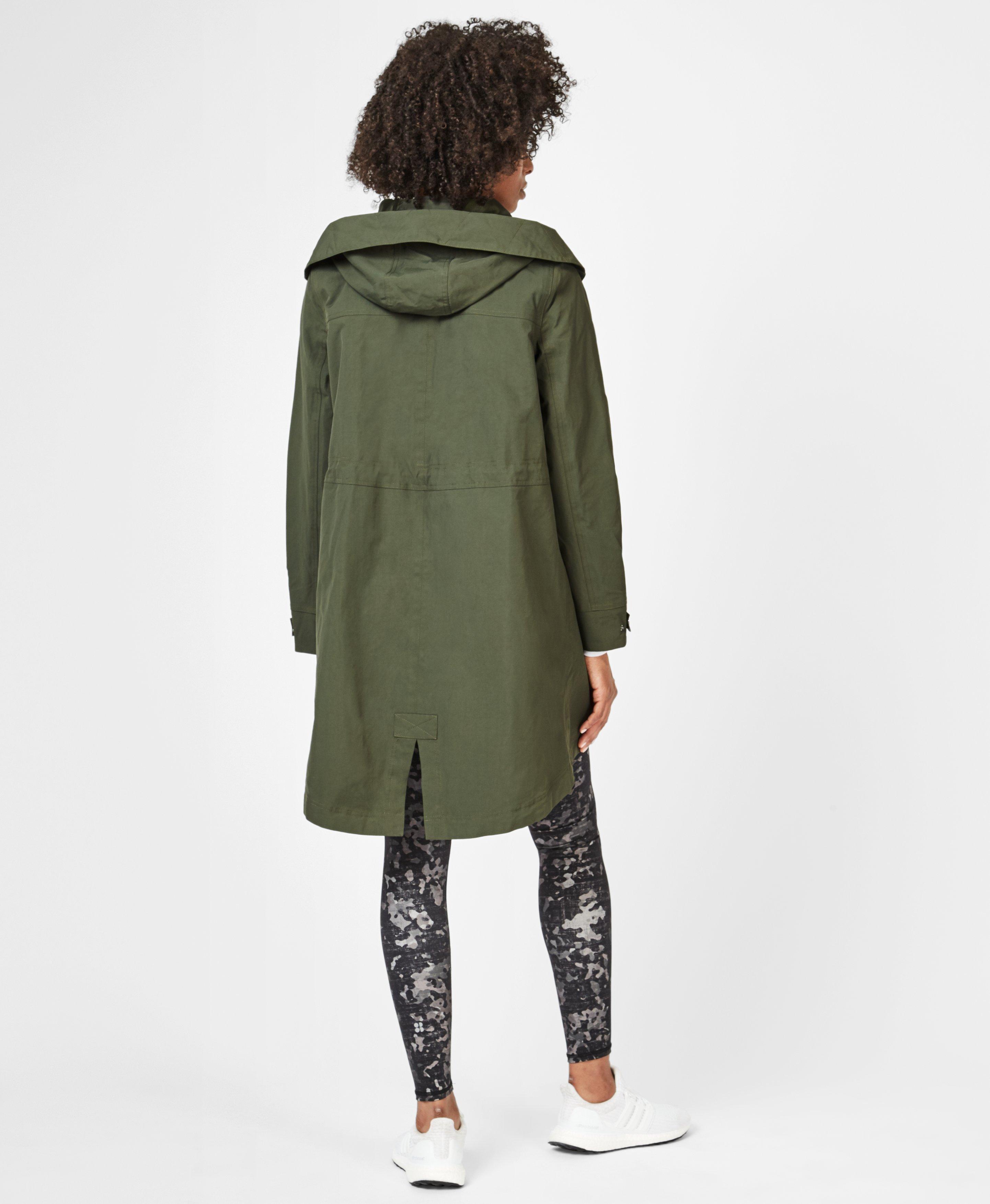 sweaty betty mission waterproof parka