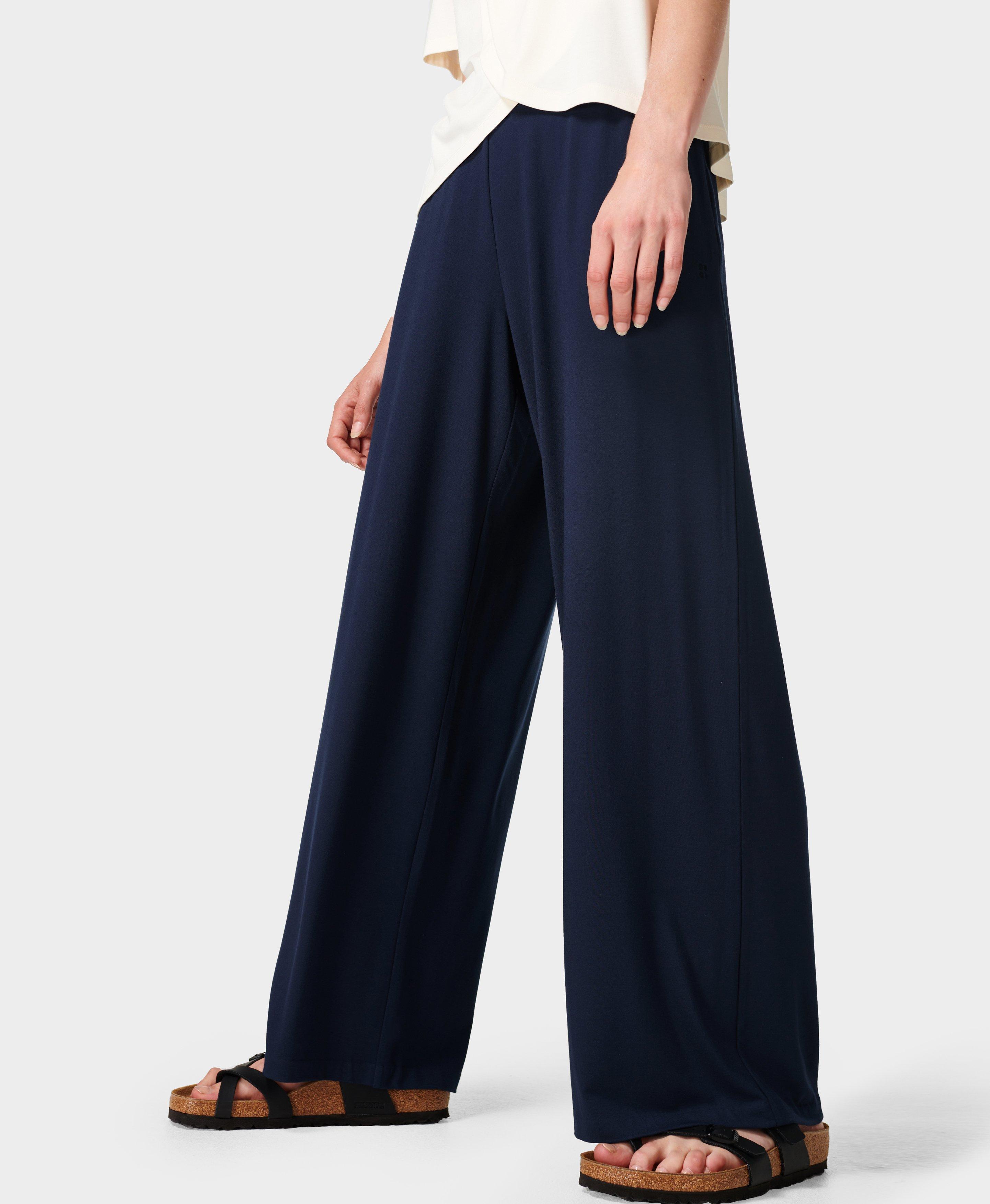 modal wide leg pants