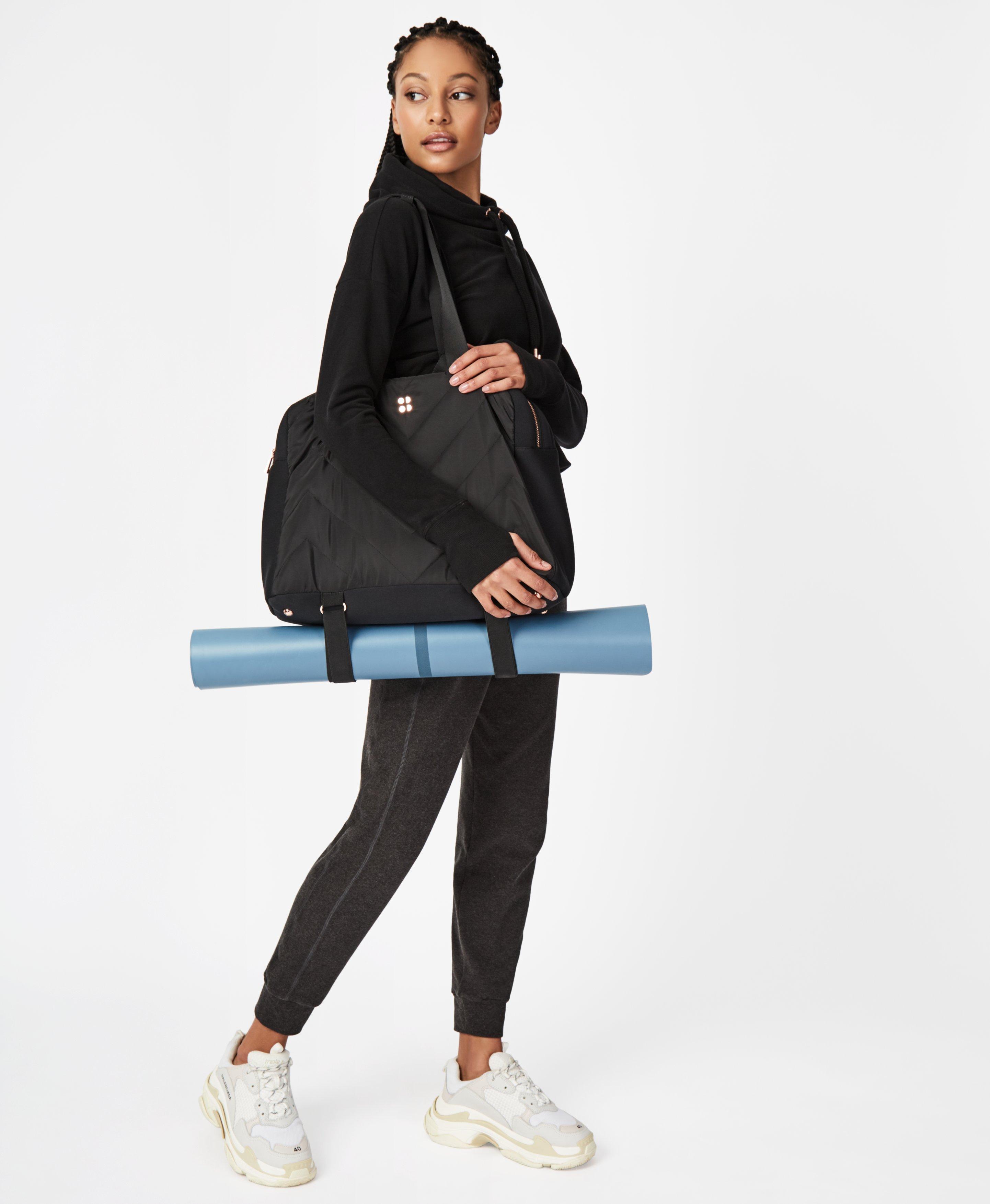 Sweaty Betty Icon Luxe Kit Bag in Black 