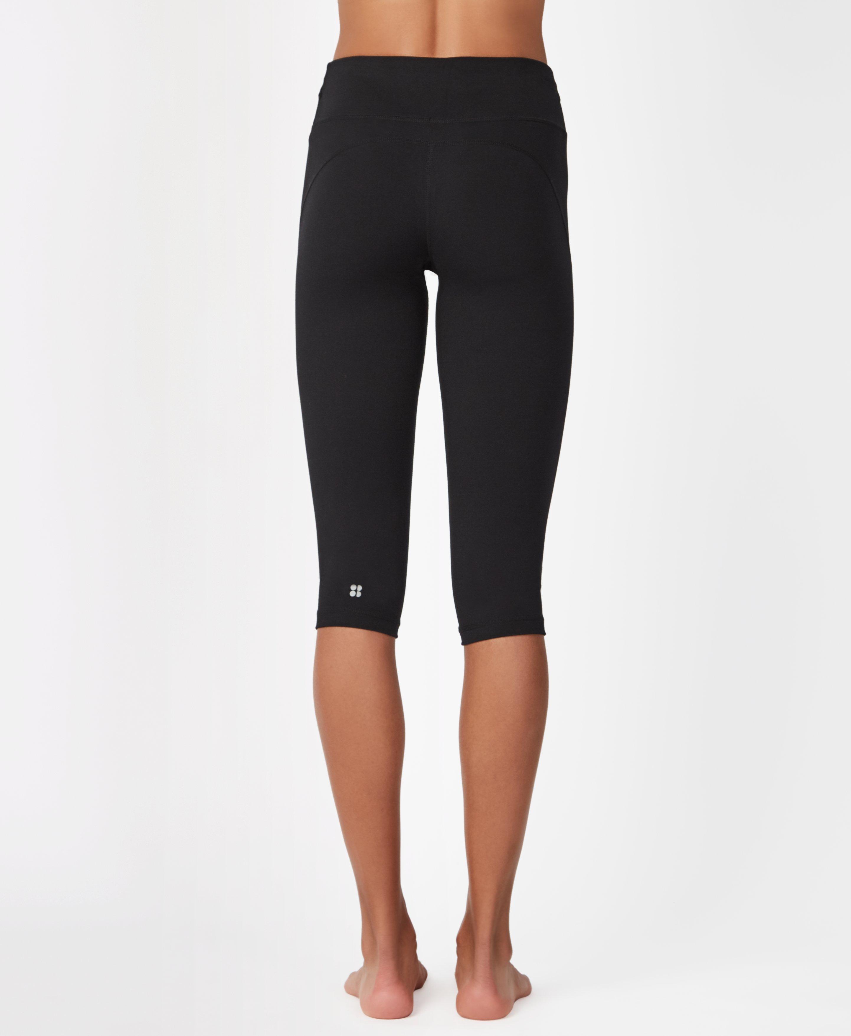 Sweaty Betty Synthetic All Day Contour Capri Workout Leggings in Black