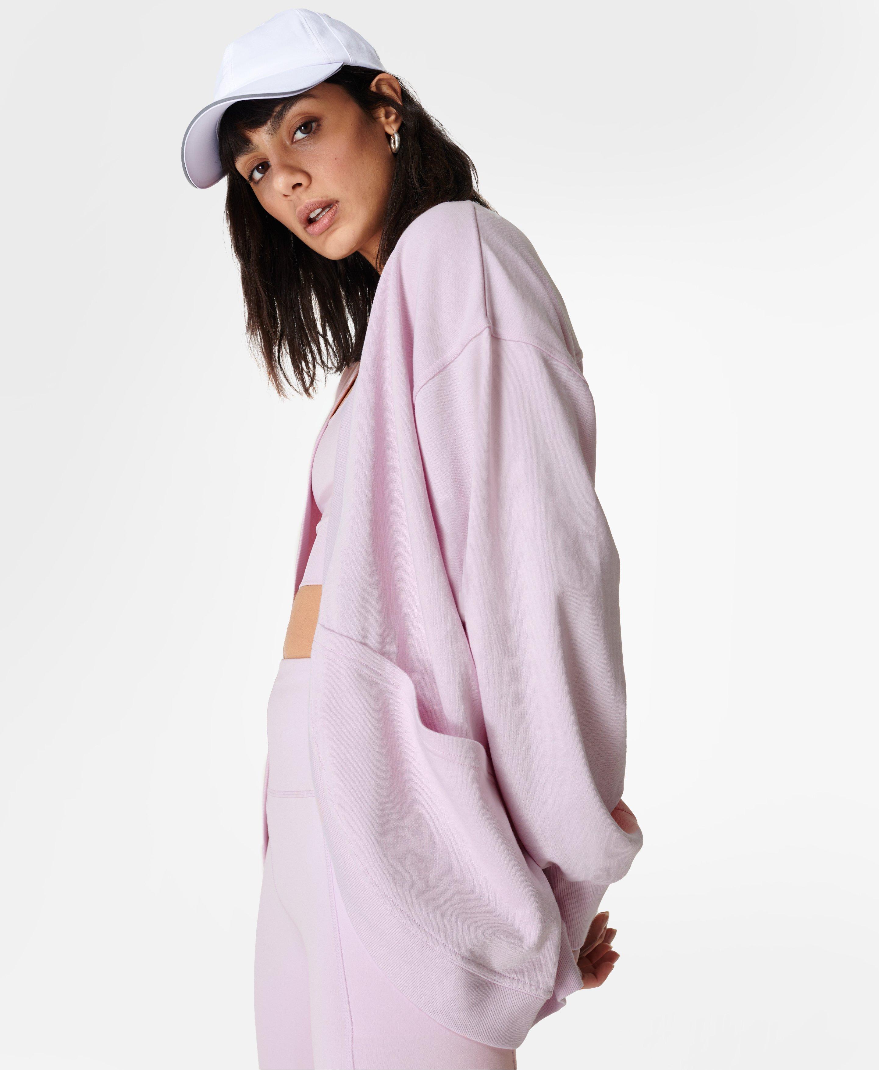 Sweaty Betty Cora Cardigan in Purple | Lyst
